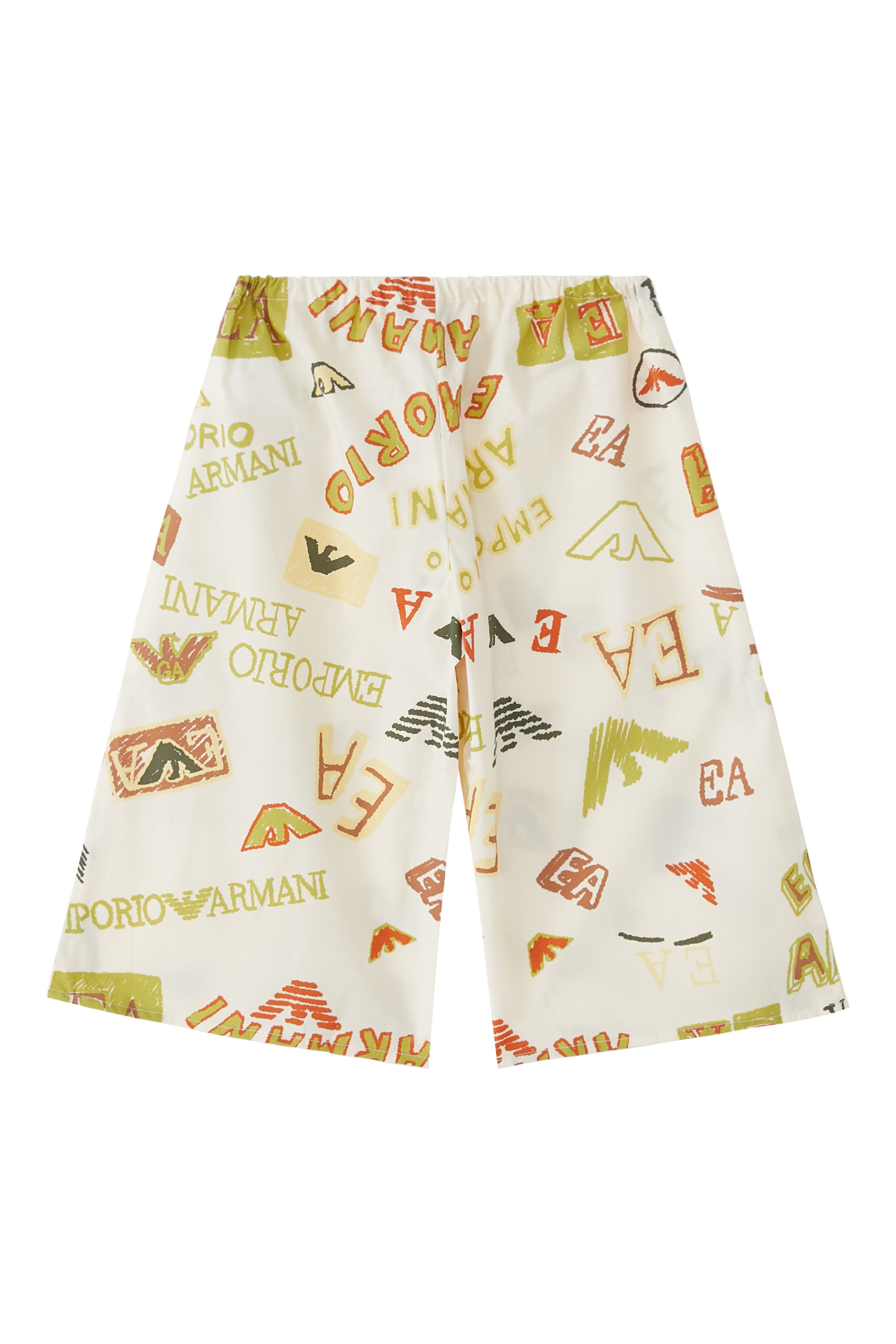 بنطال للأطفال بقصة ساق واسعة بوبلين