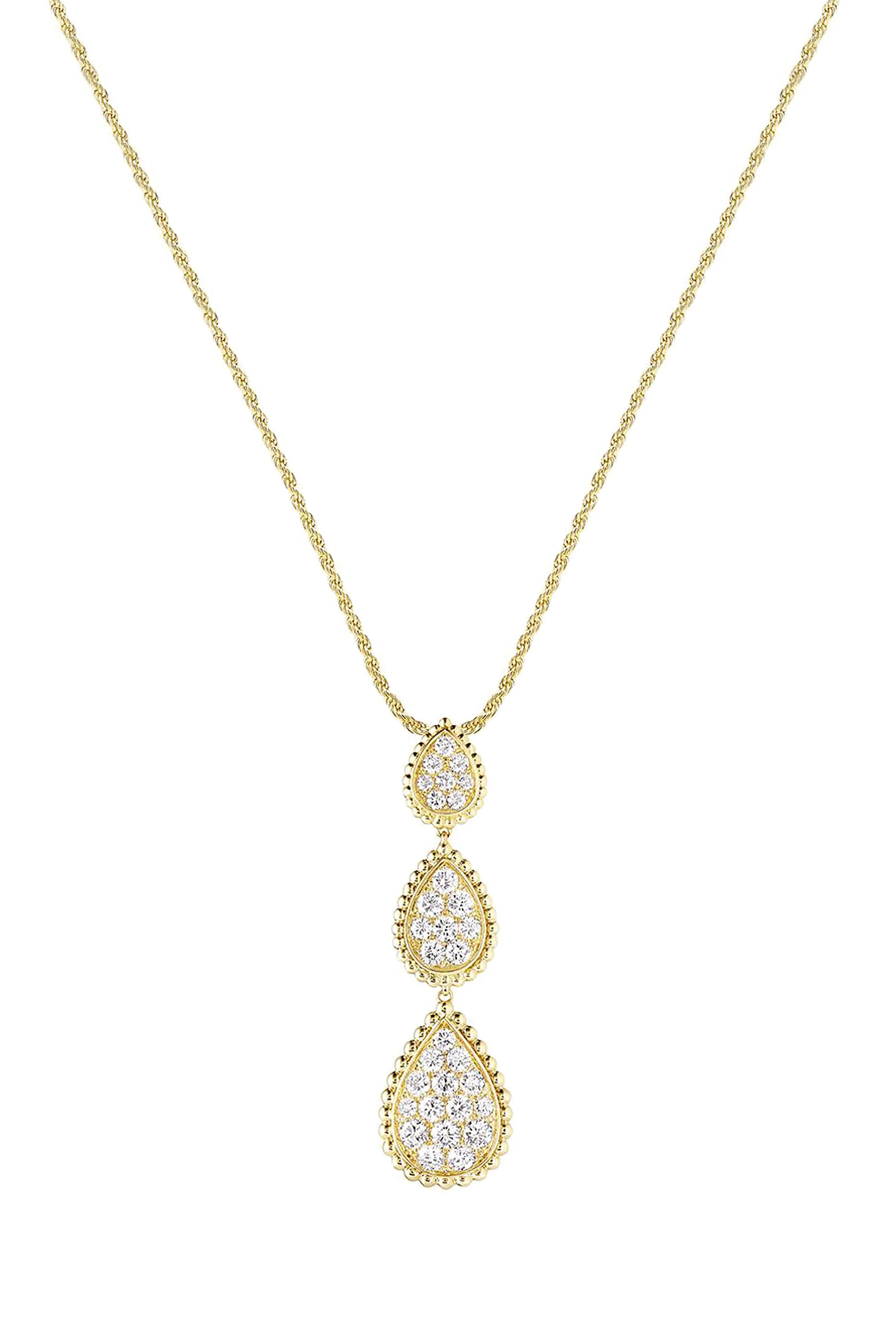 Serpent Bohème Pendant Necklace, 18K Yellow Gold & Diamond