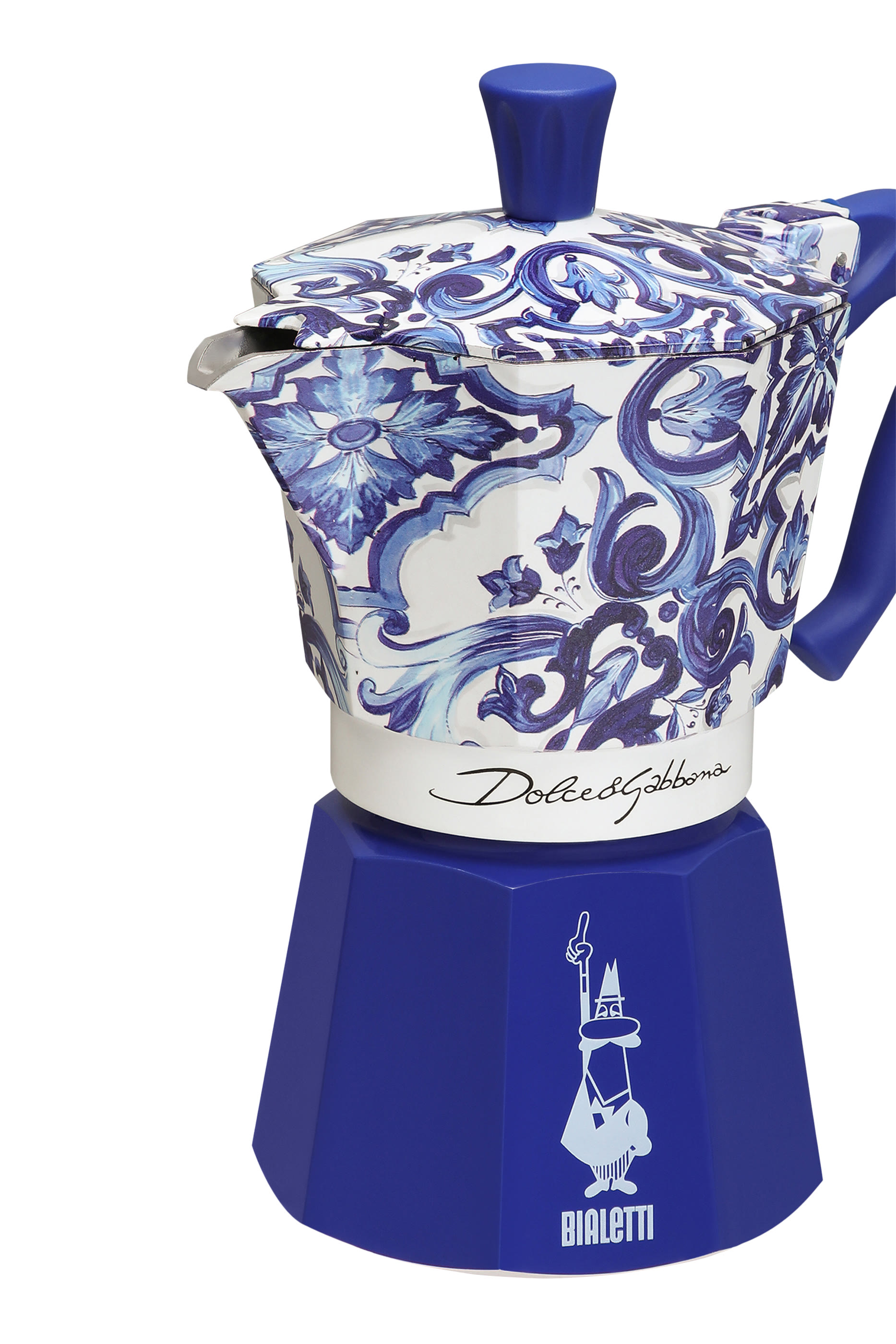 ماكينة تحضير قهوة موكا إكسبريس كبيرة بياليتي بلو ميديترانيو