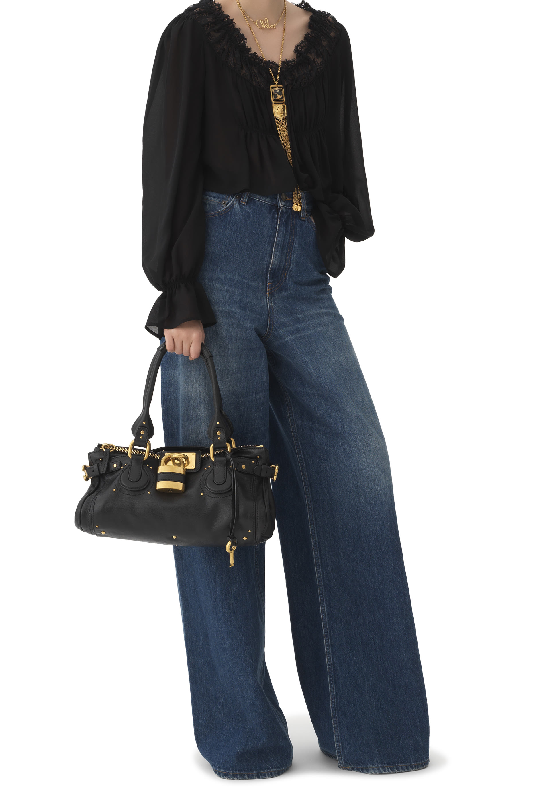 حقيبة بادينغتون جلد