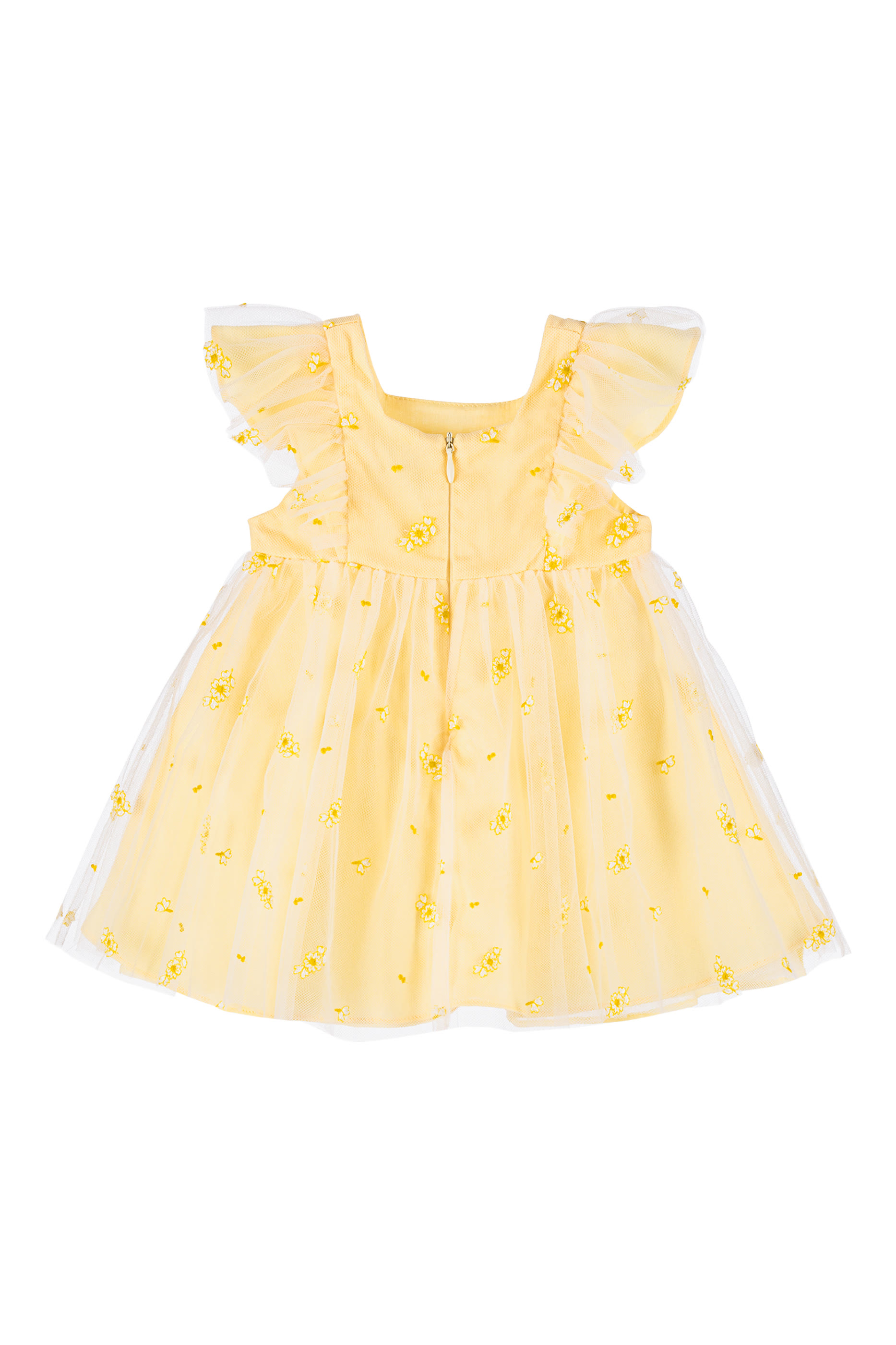 فستان تول مطرز للأطفال