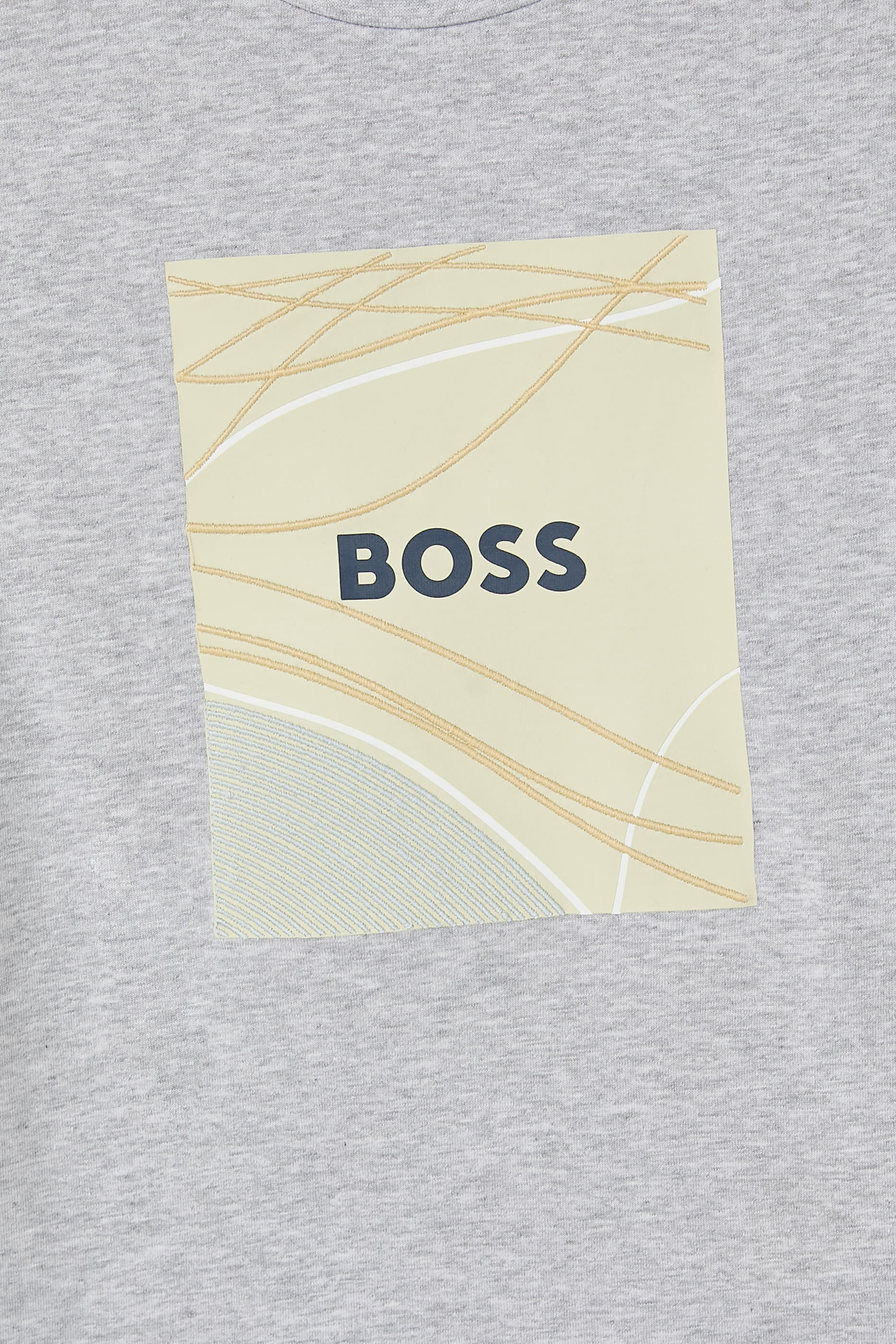 تيشيرت بأكمام قصيرة مزين بشعار الماركة للأطفال