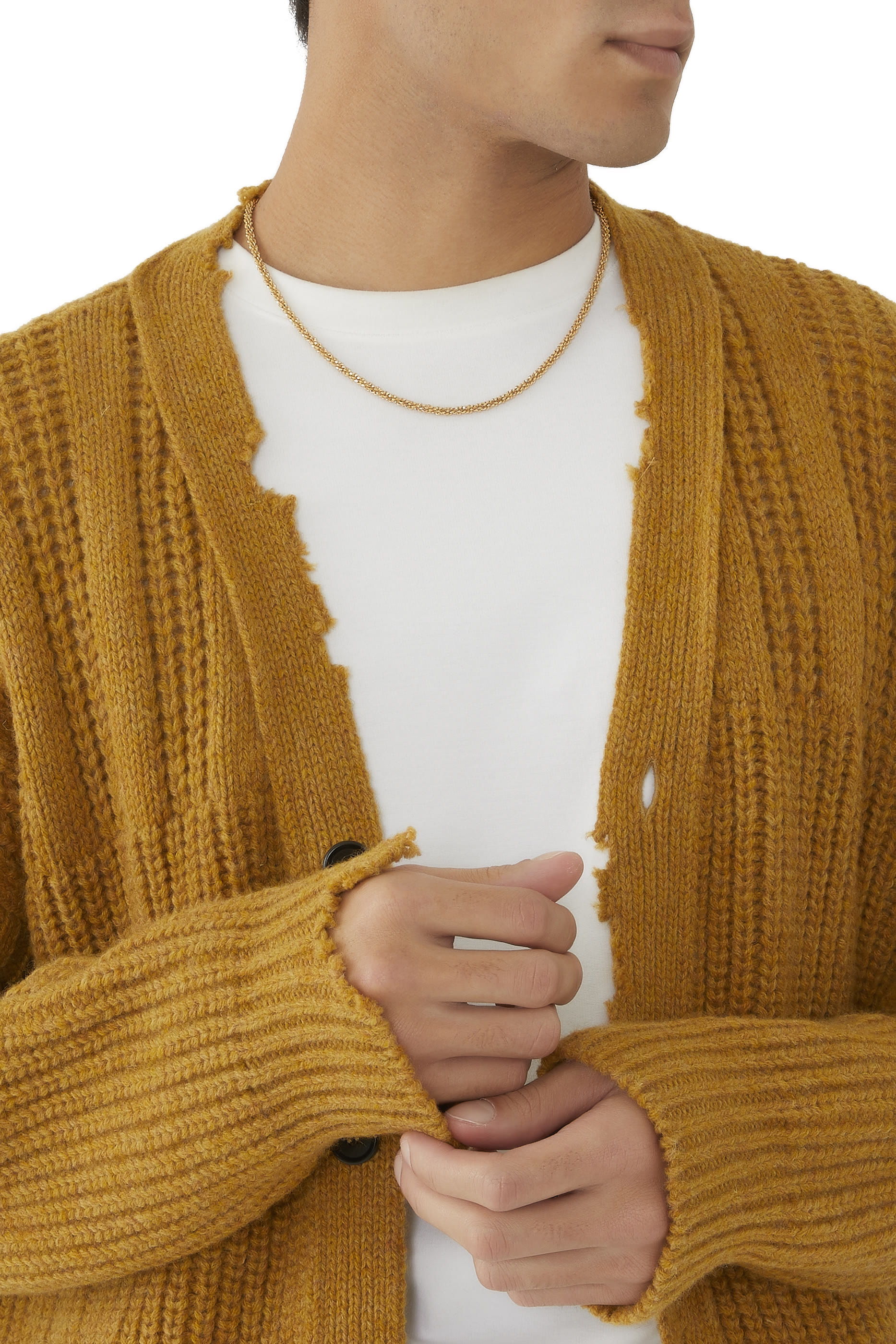 قلادة إسنشال مارغاريتا فضة إسترلينية مطلية بذهب عيار 24