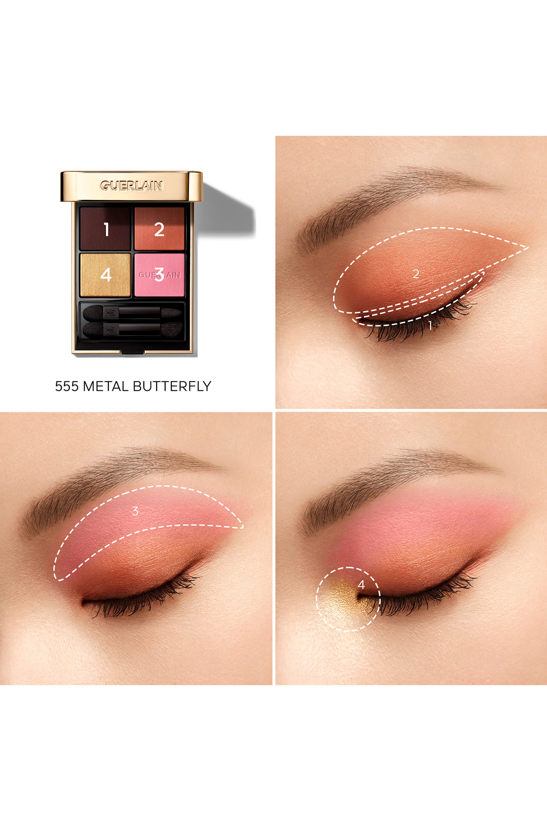 Ombres G Eyeshadow Quad, 6g