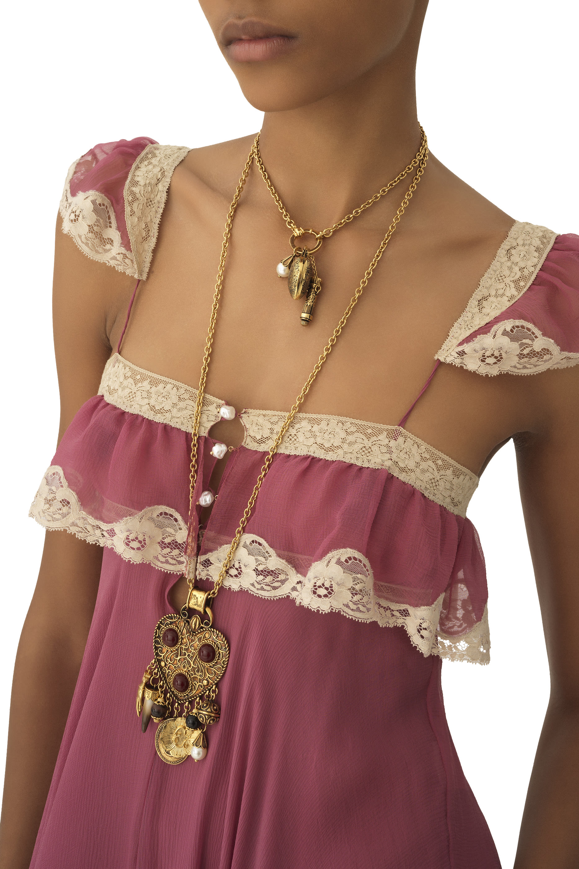 Fluid Silk Long Dress