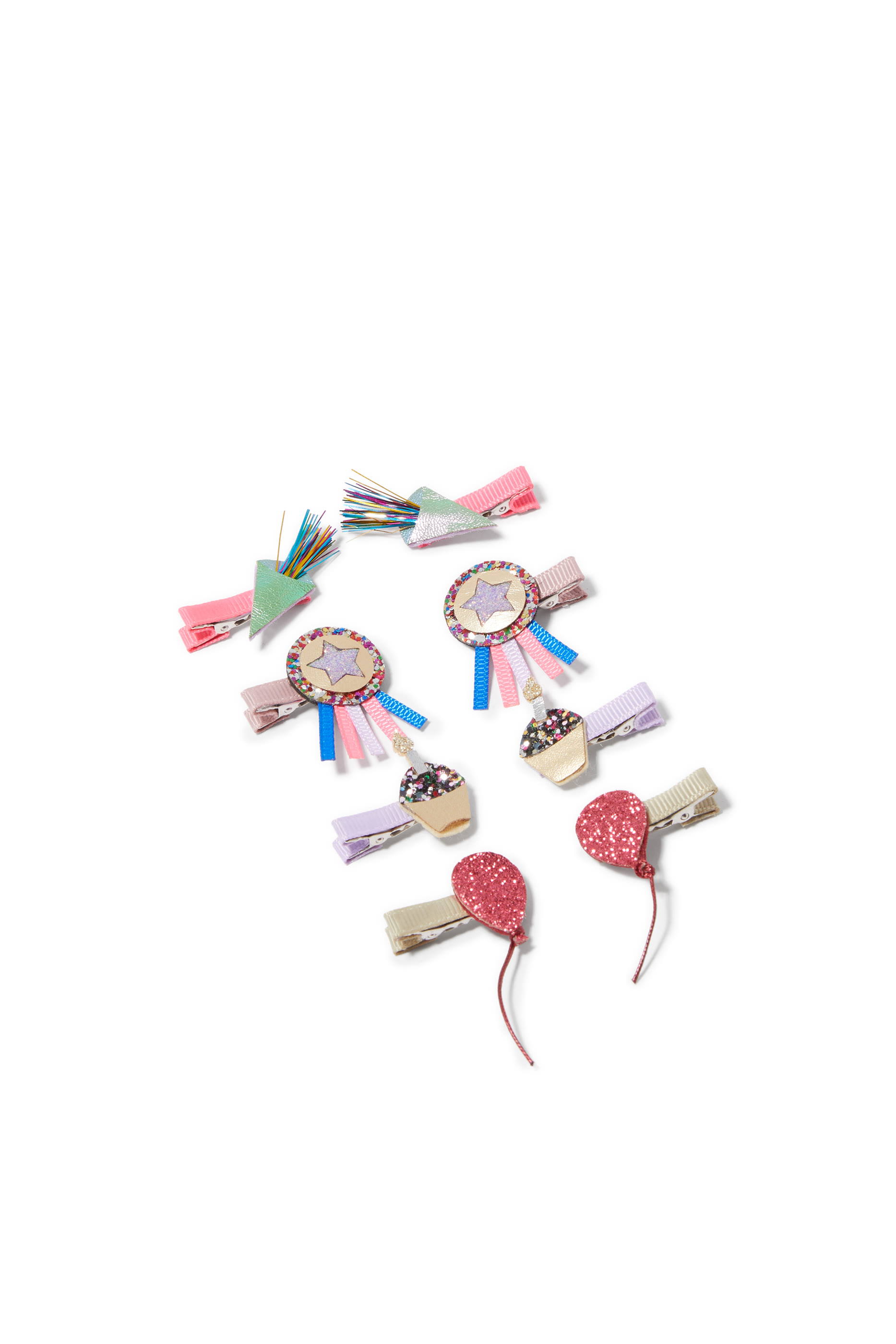 مشابك شعر صغيرة بنمط عيد ميلاد للأطفال