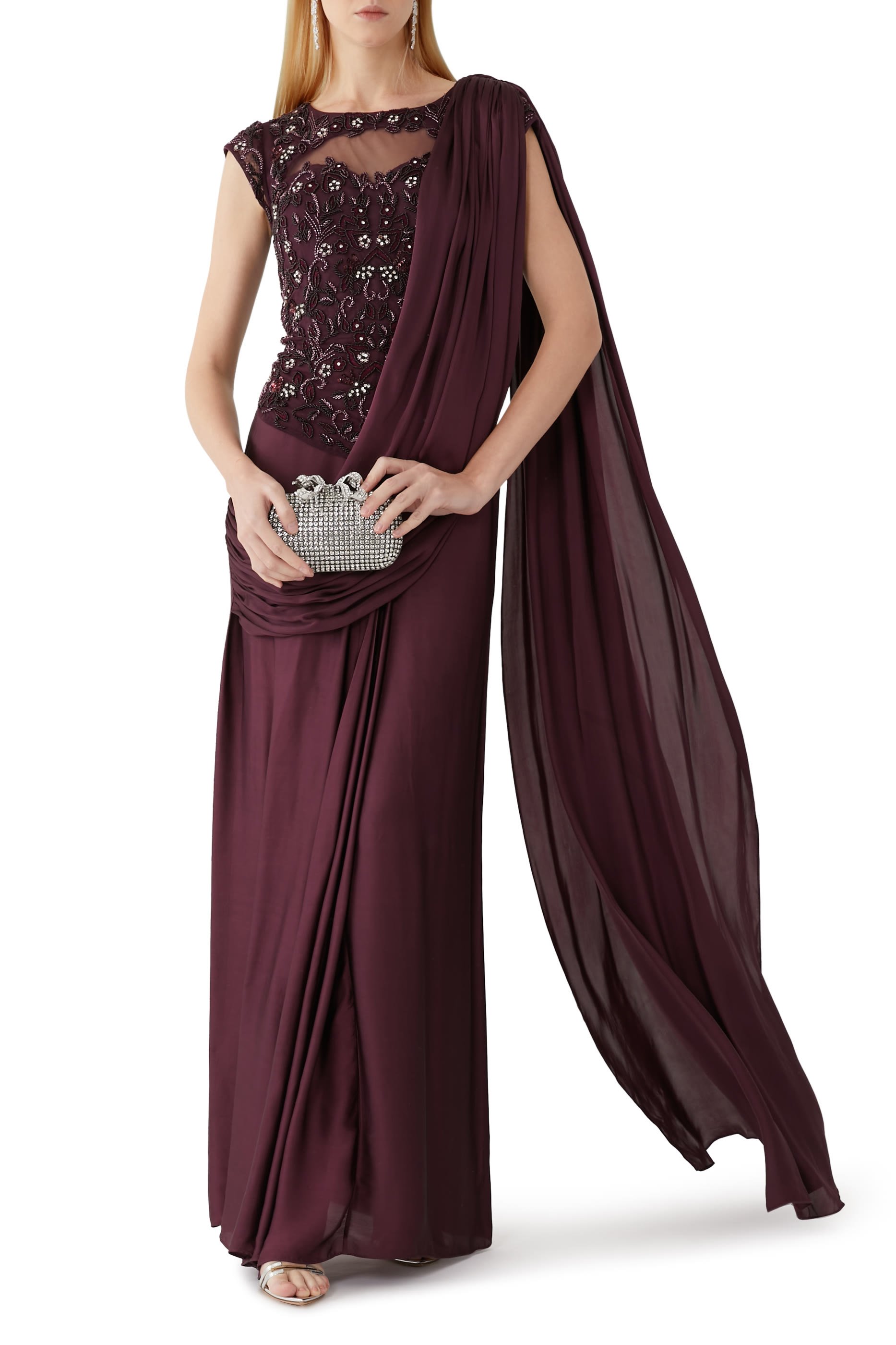 فستان سهرة أنيكا ساري