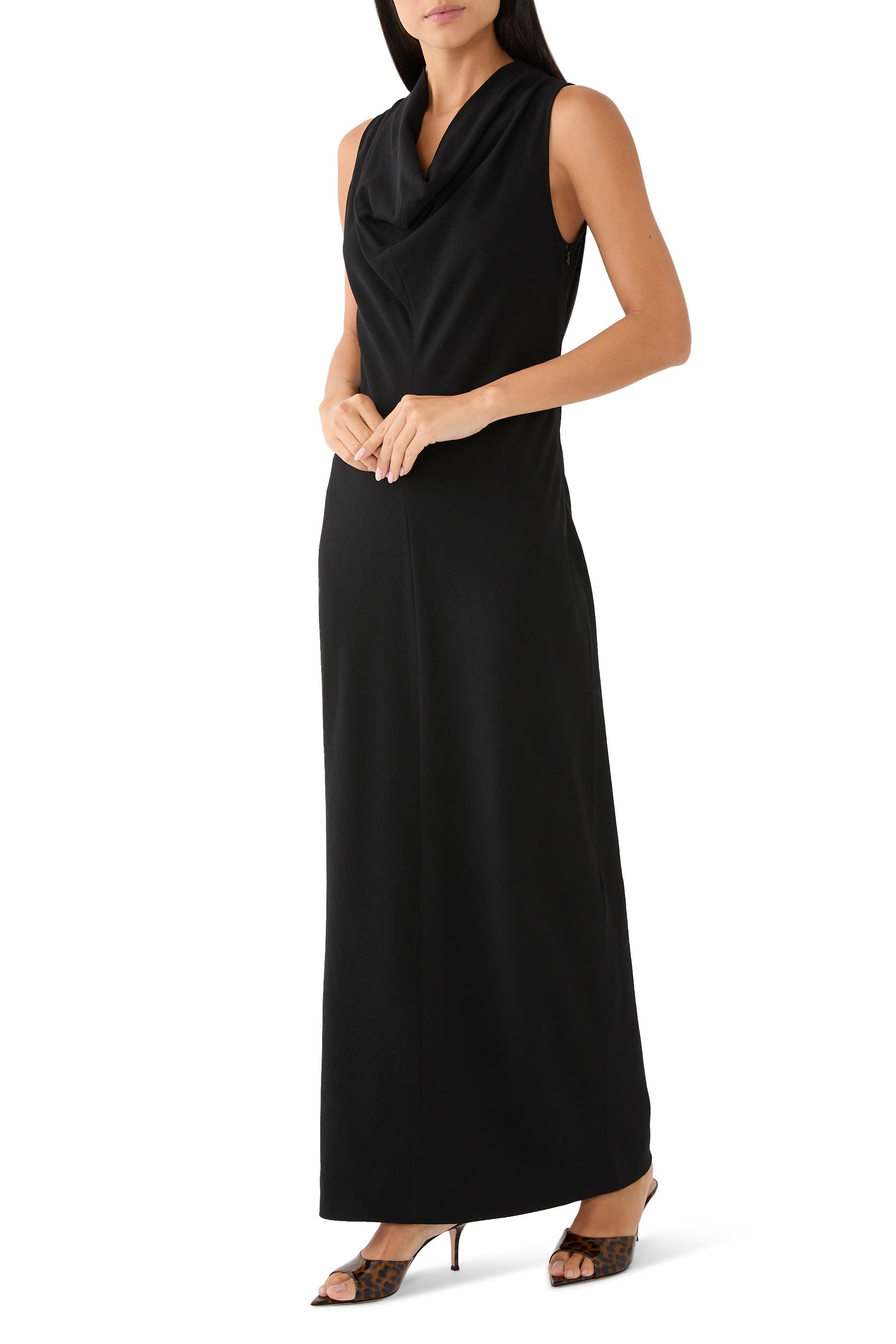 حذاء إيل 70 مفتوح جلد لامع