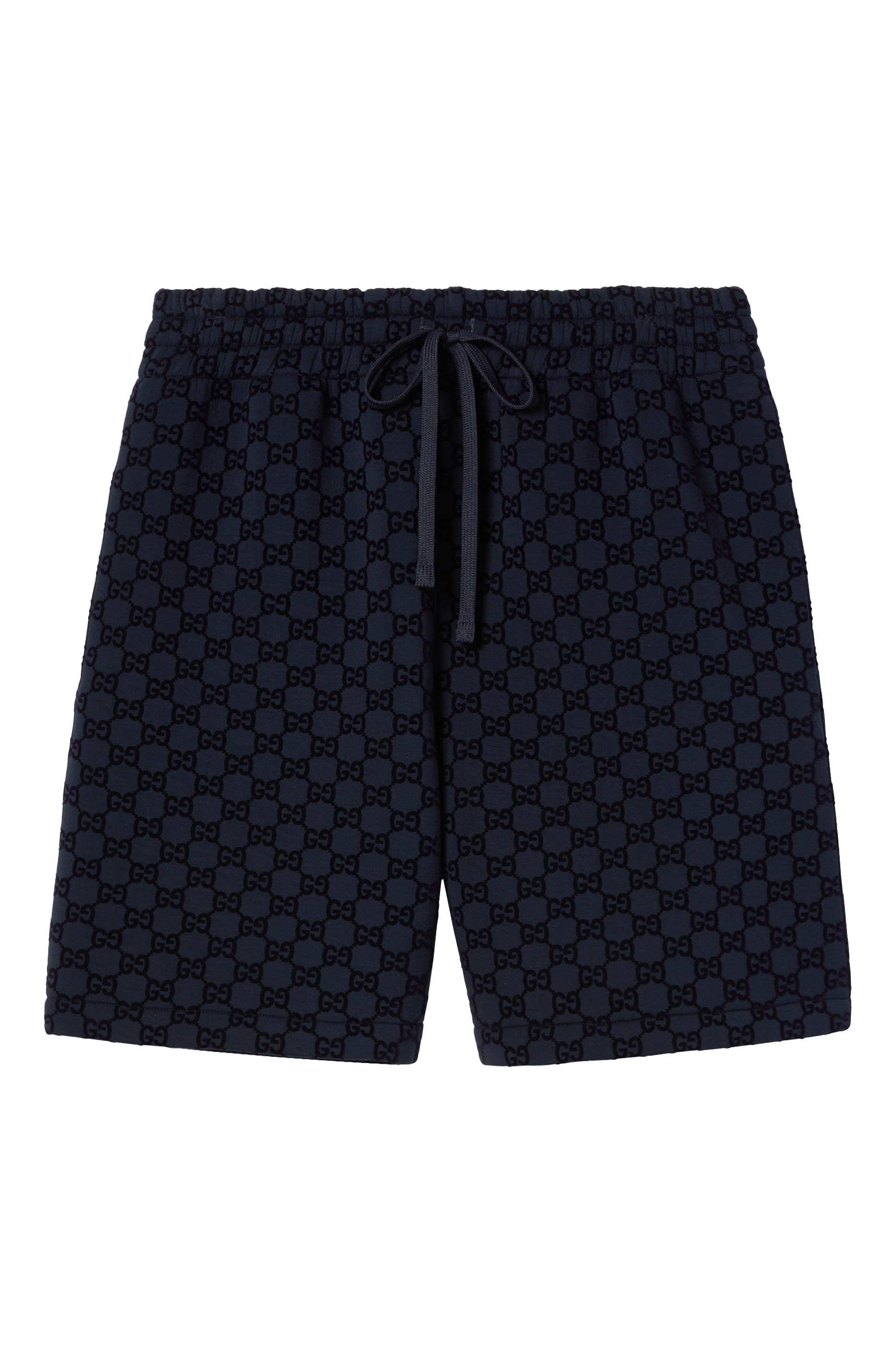 شورت بنقشة جيرسيه فيسكوز مزدوج