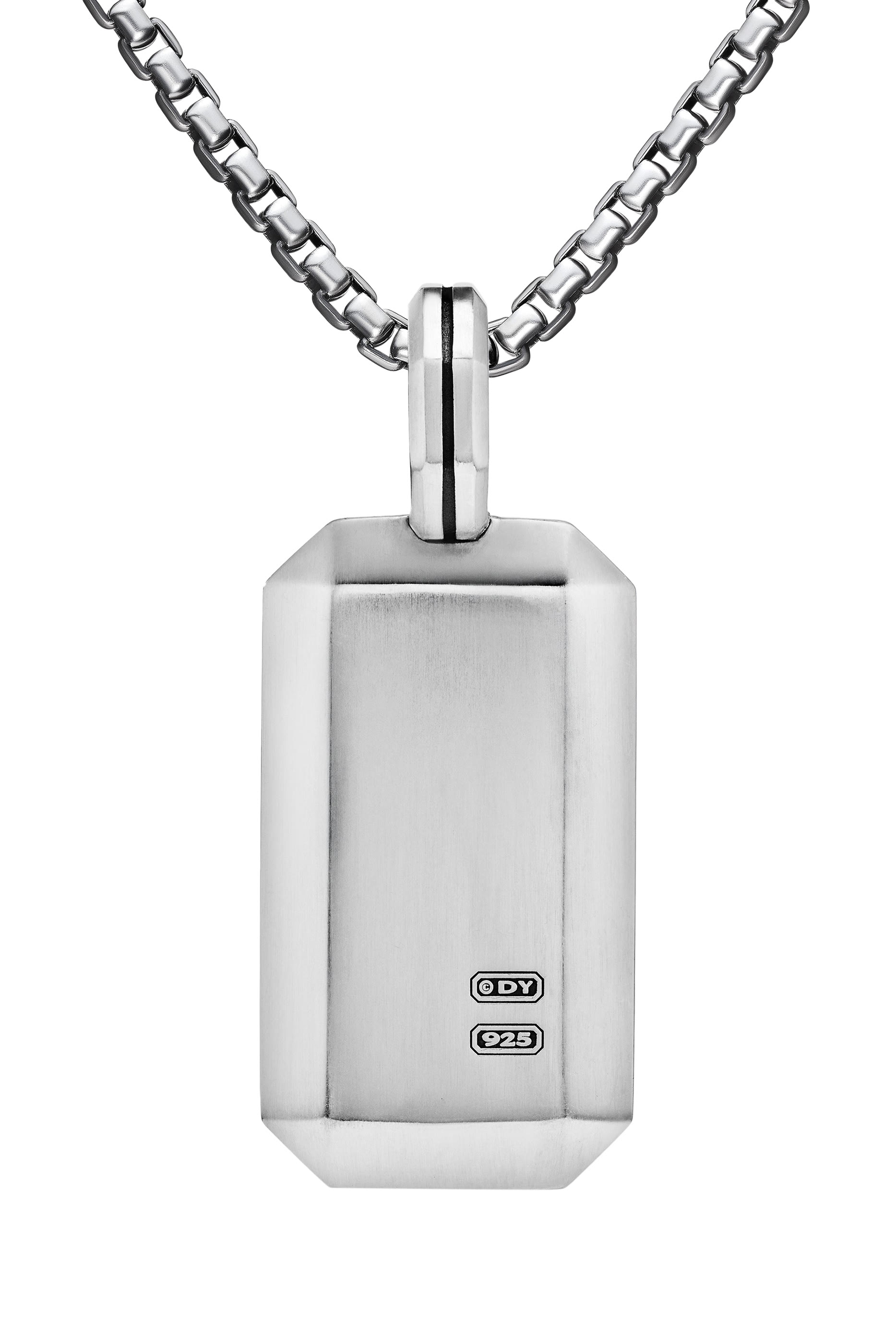 دلاية ديكو بتصميم شارة مرصعة بالماس الأسود، فضة استرلينية