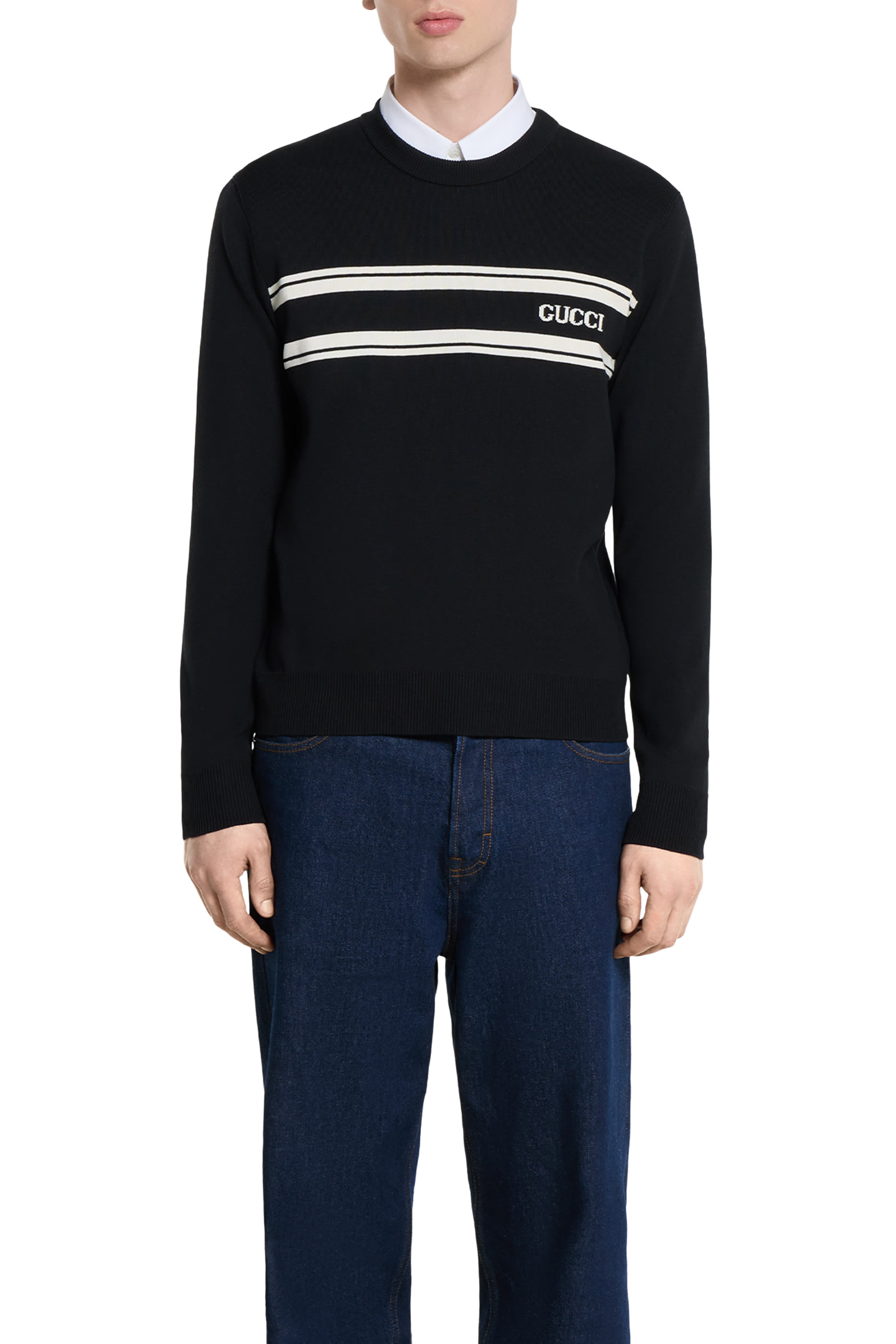 كنزة بحياكة إنتارسيا حرير قطن