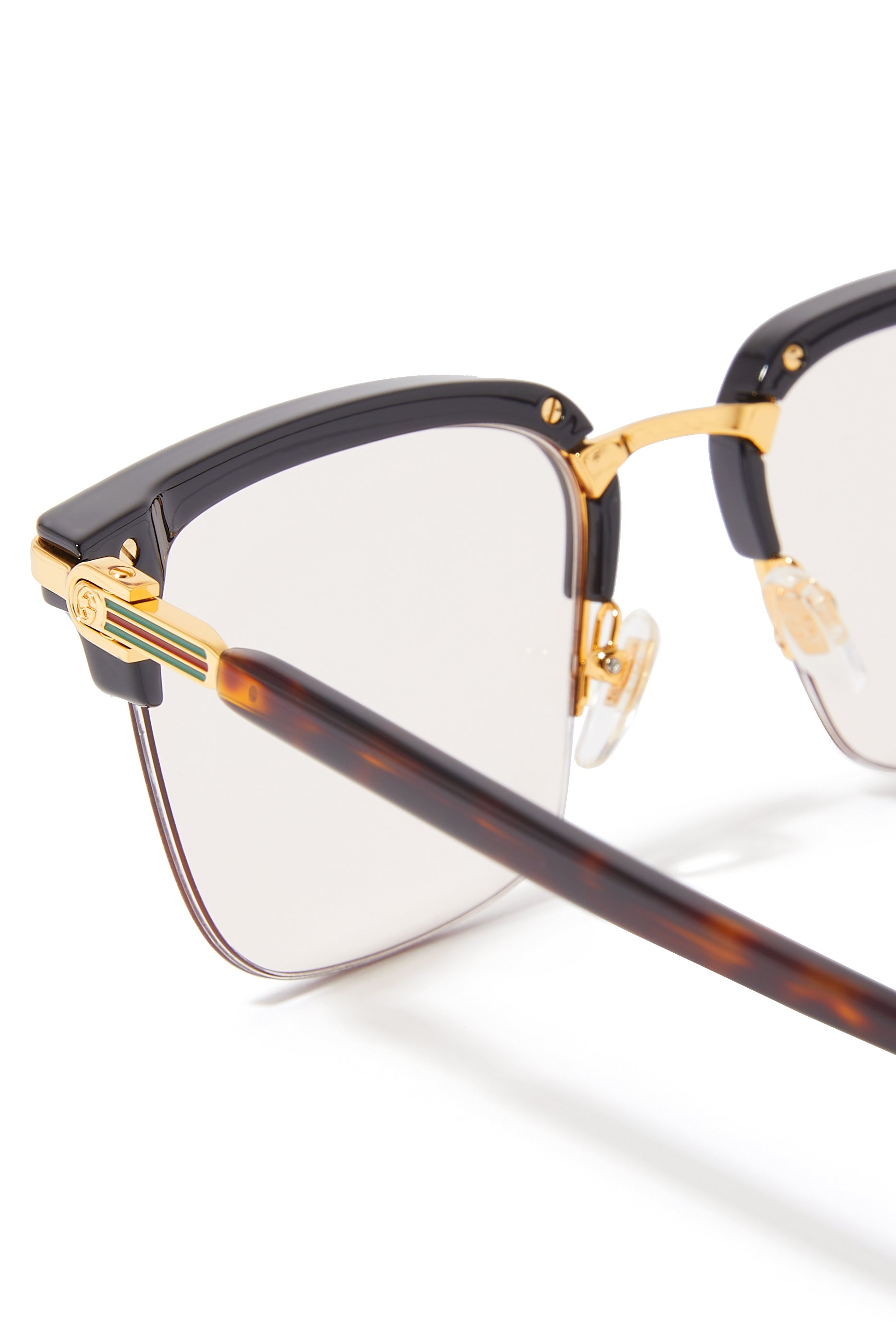 نظارة شمسية بإطار مستطيل معدن