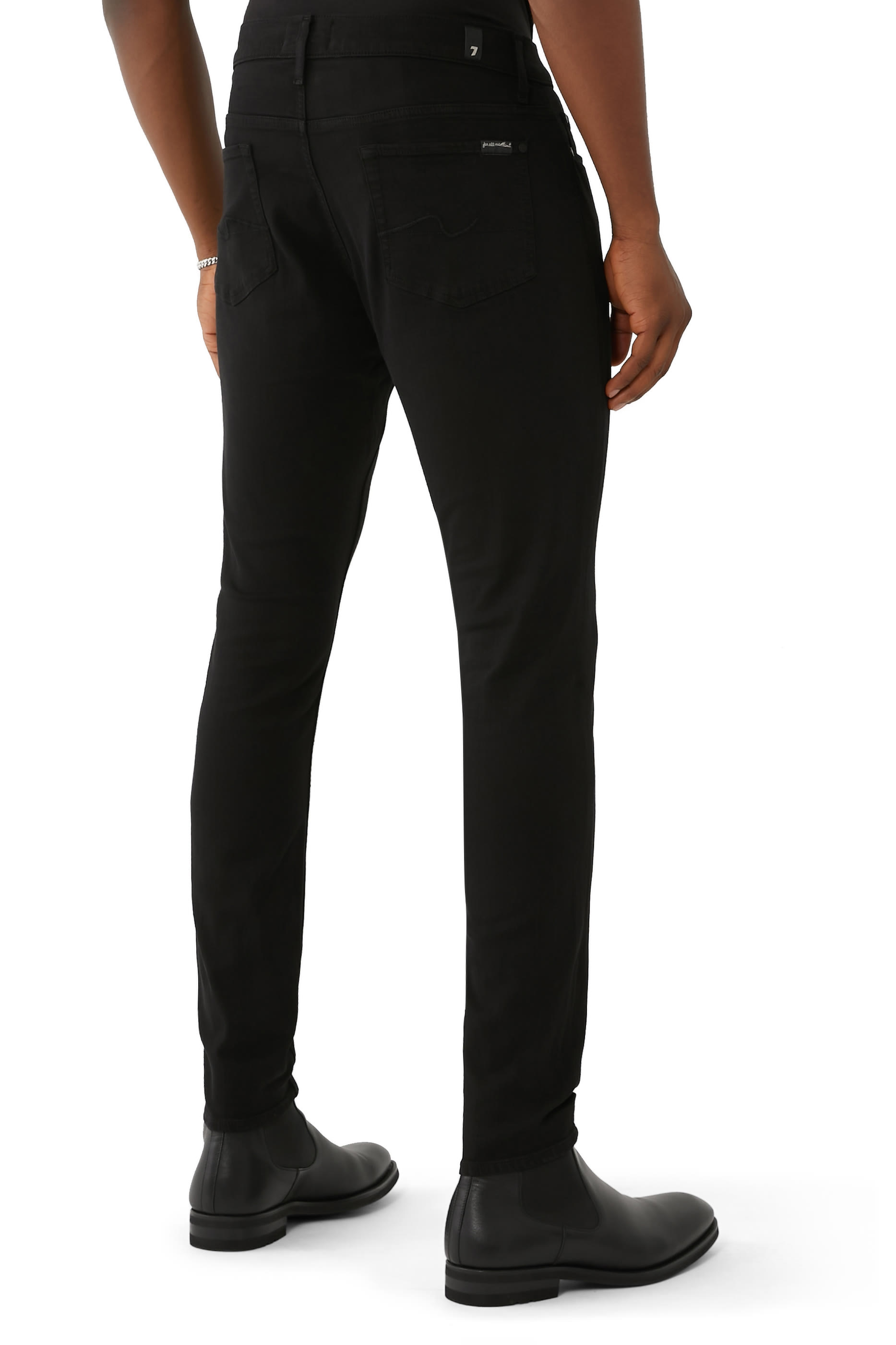 بنطال جينز باكستين لوكس بيرفورمانس بقصة ساق مدببة