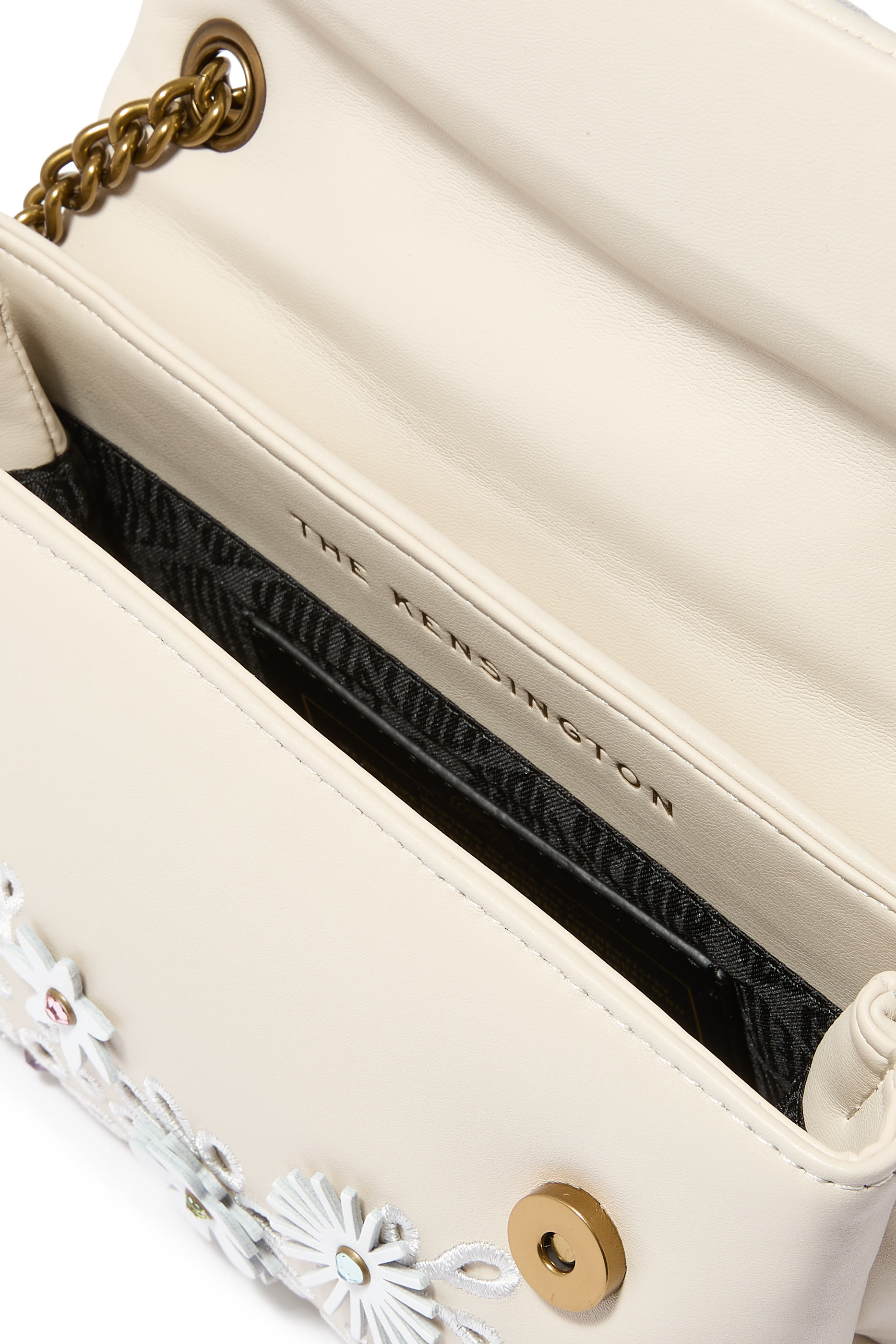 حقيبة كتف كنسينغتون متوسطة بزهور