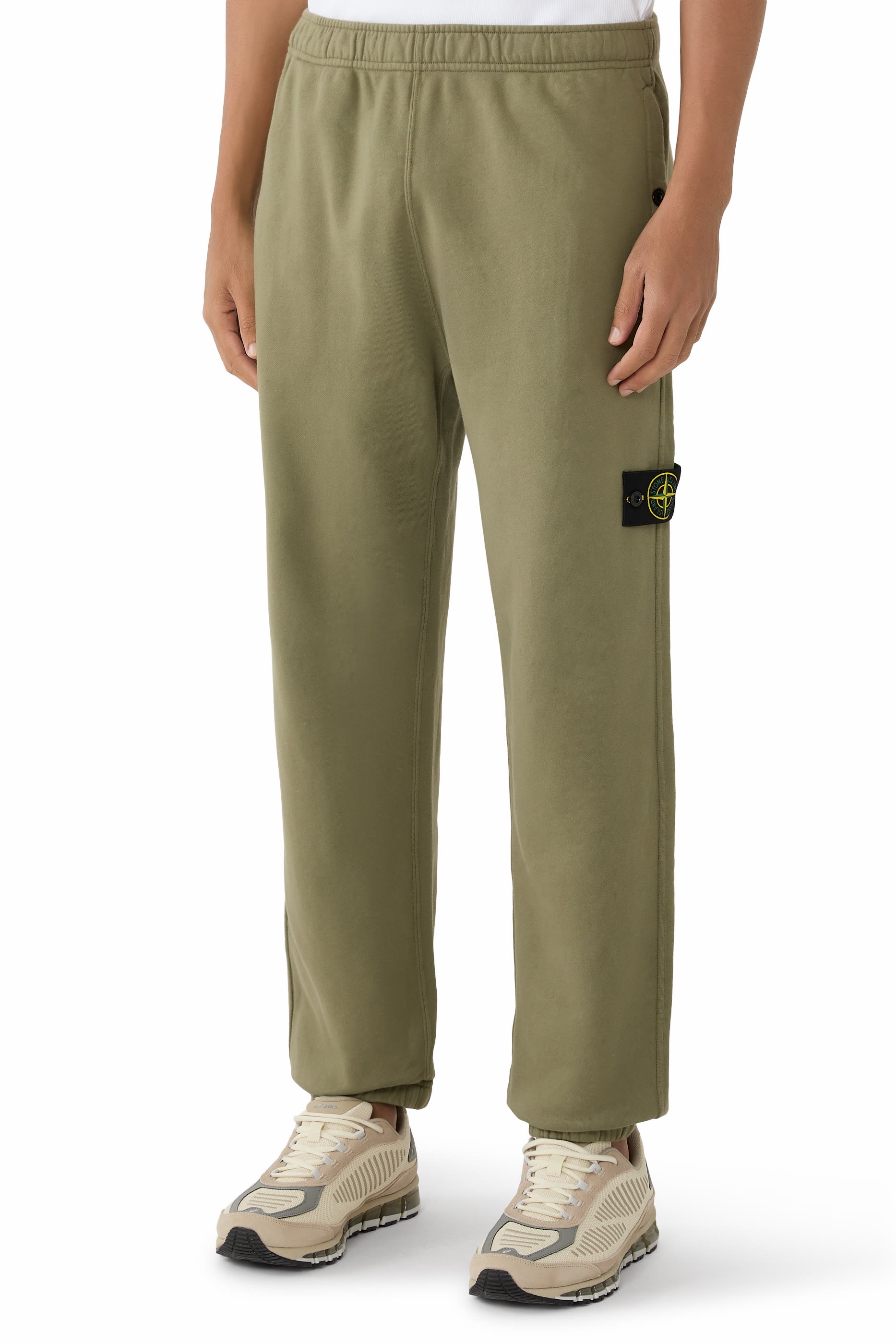 بنطال رياضي برقعة شعار الماركة