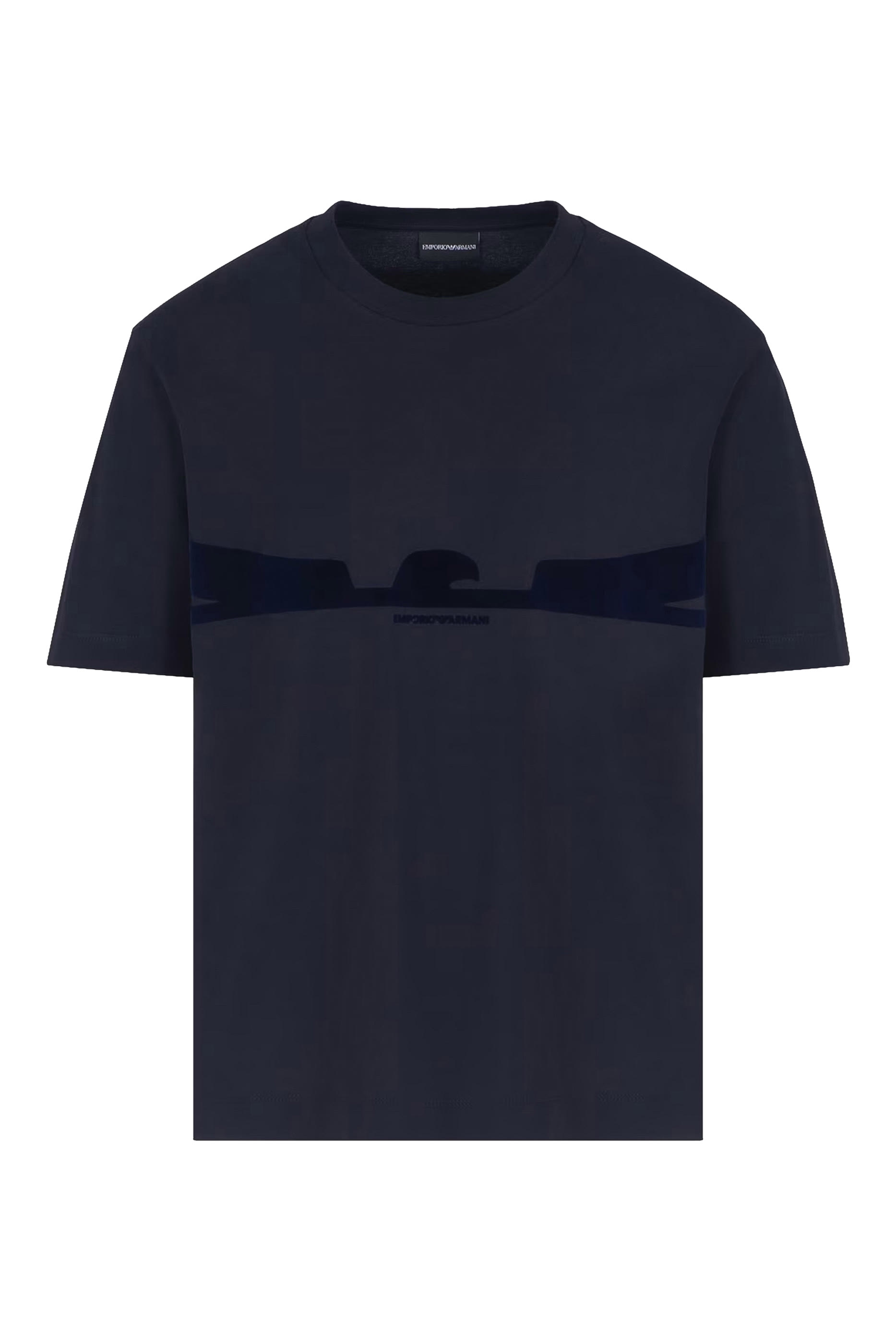 تيشيرت بشعار الماركة قطن