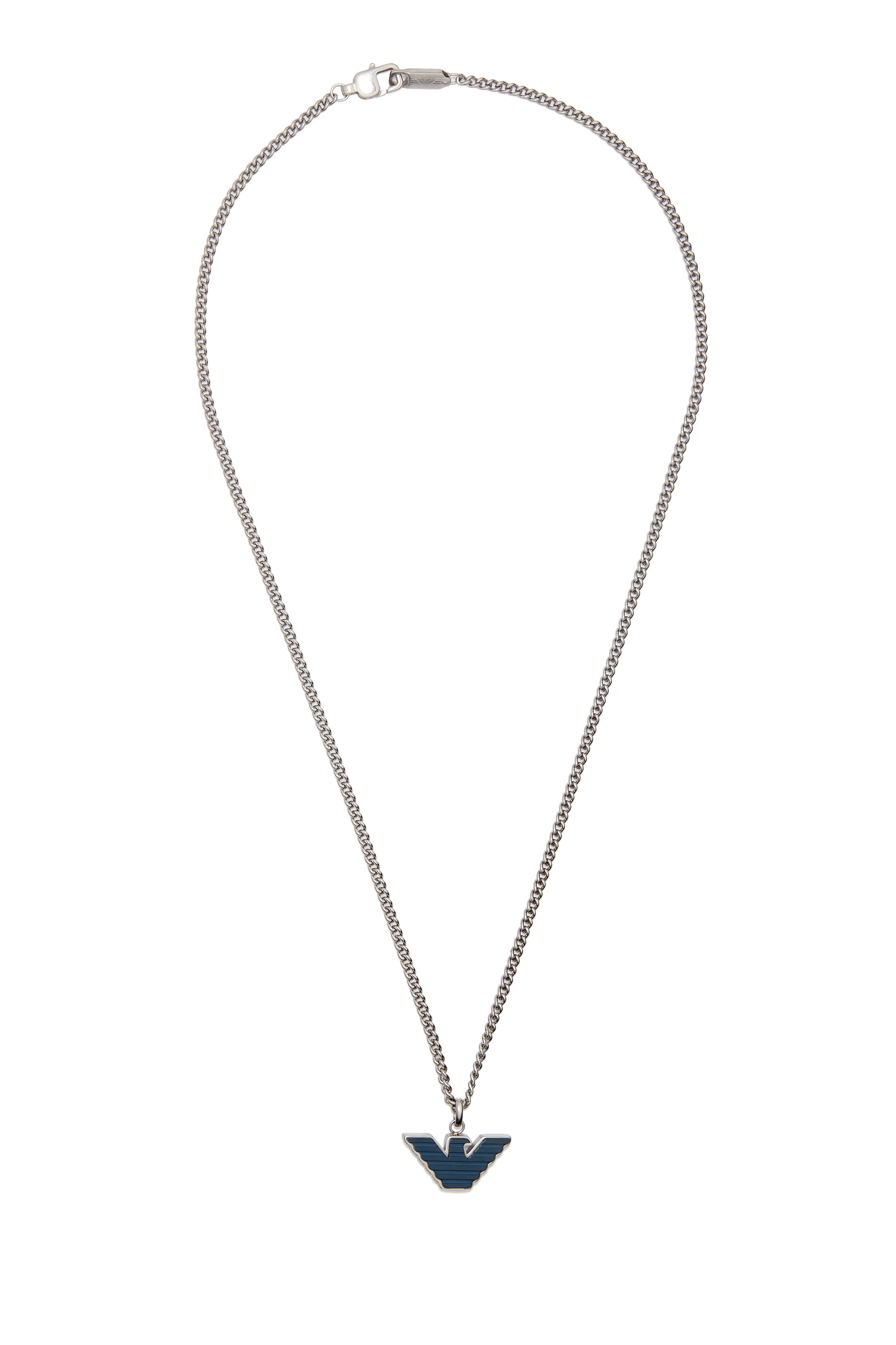 Eagle Logo Necklace, Stainless Steel