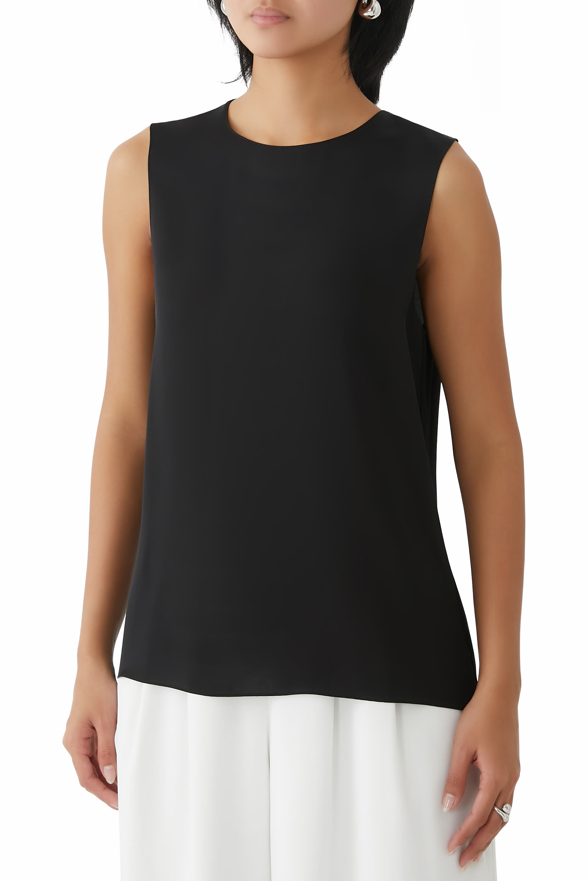 بلوزة شيل حرير جورجيت