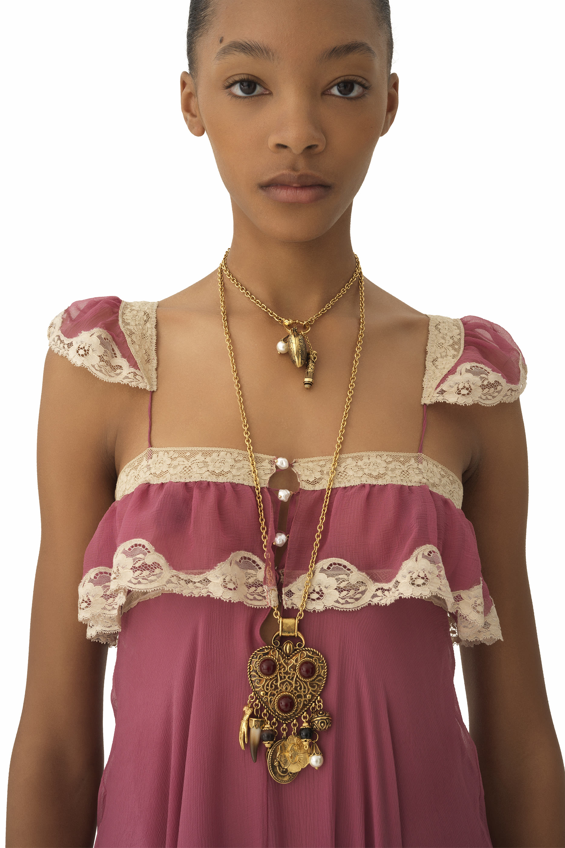 Fluid Silk Long Dress