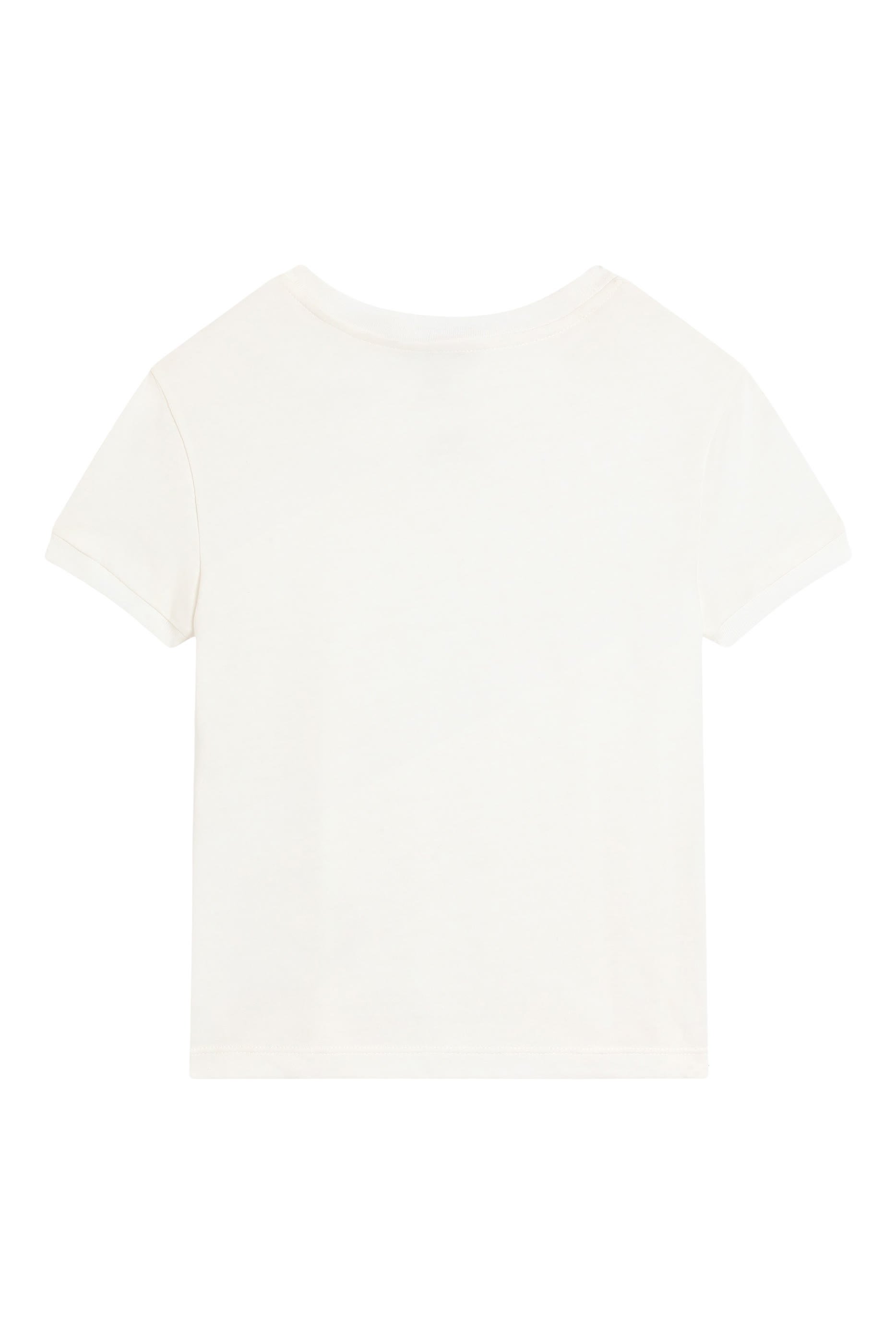 تيشيرت بشعار الماركة المزين بأحجار الراين جيرسيه للأطفال