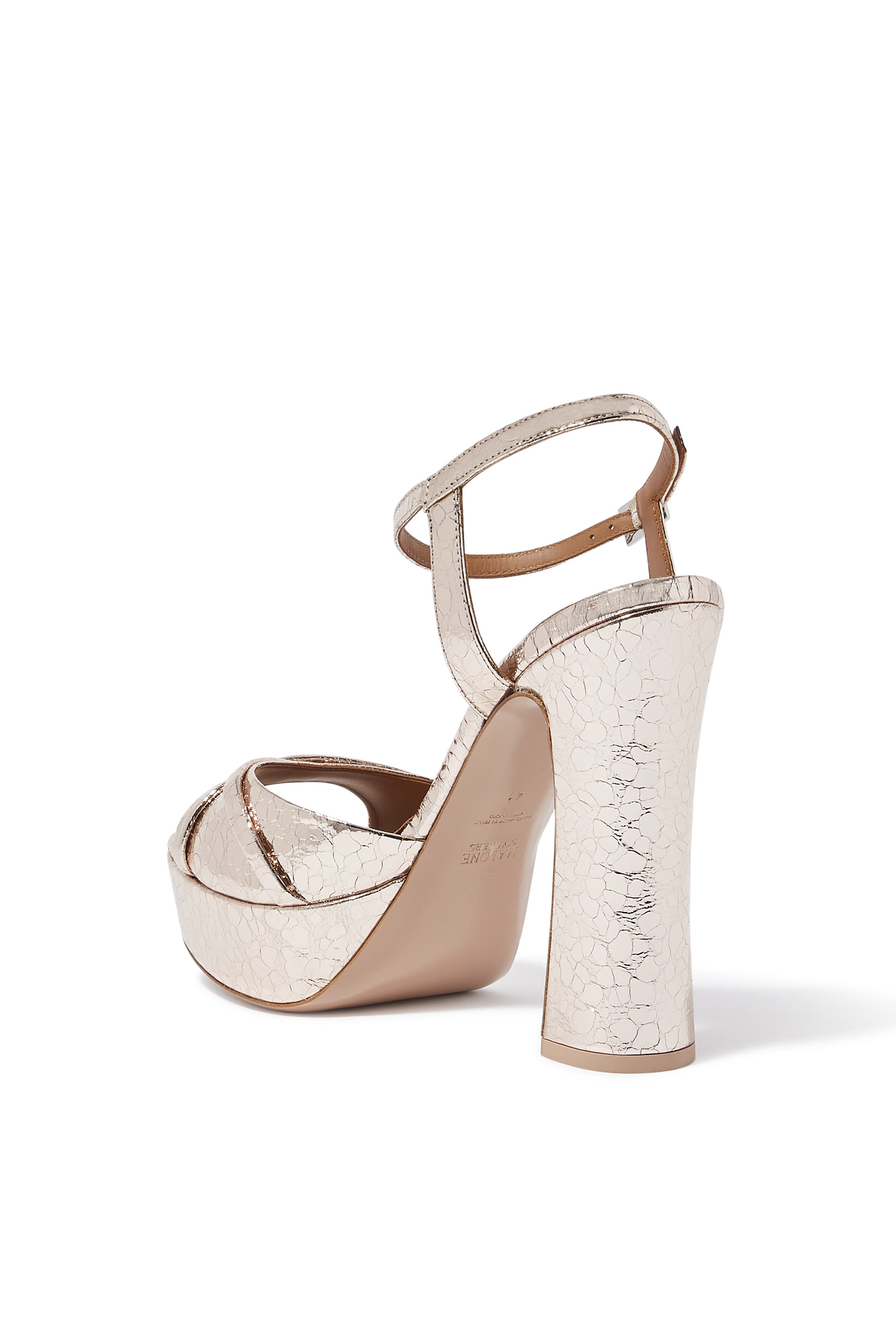 صندل كيتون 125 بنعل سميك جلد لامع متشقق