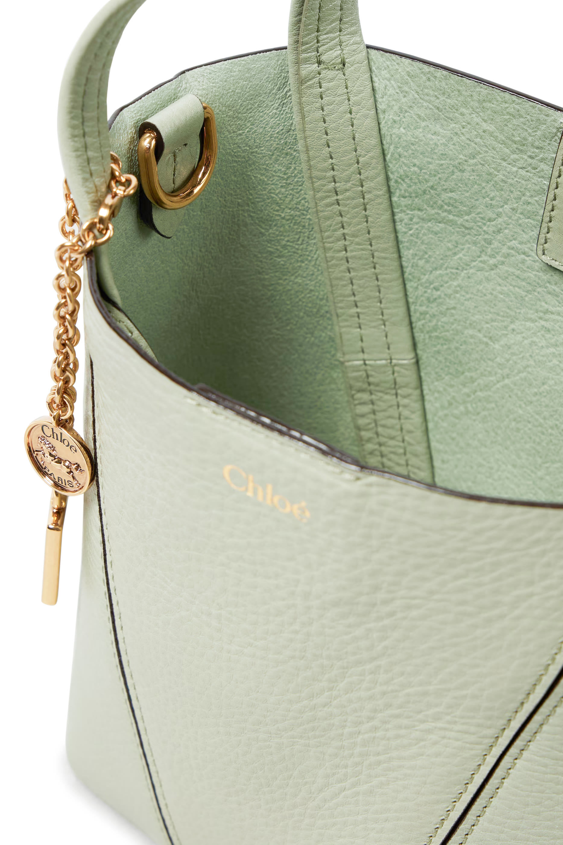 حقيبة يد سبين صغيرة جلد بارز الملمس