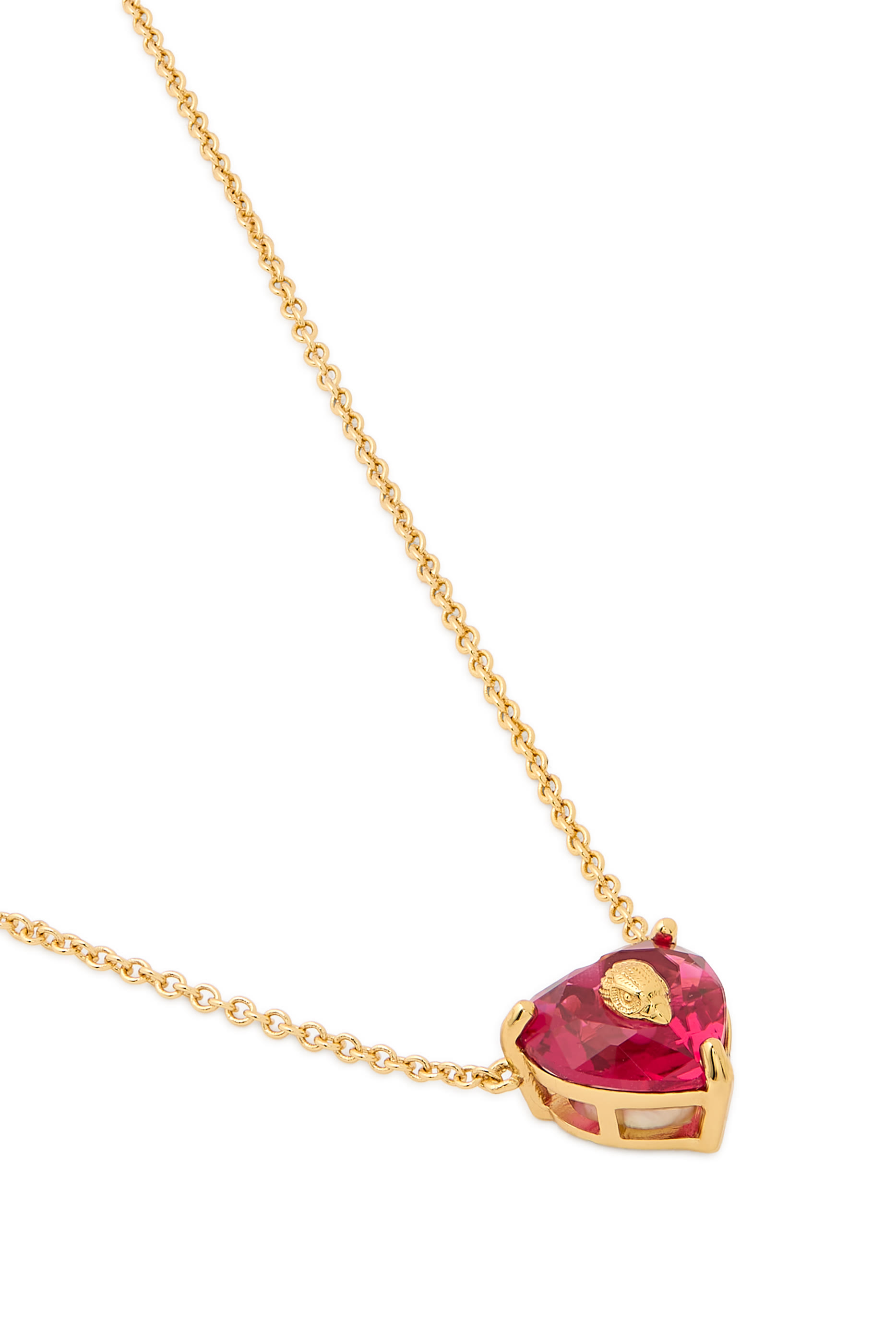 قلادة بدلاية بتصميم قلب مرصعة بالكريستال