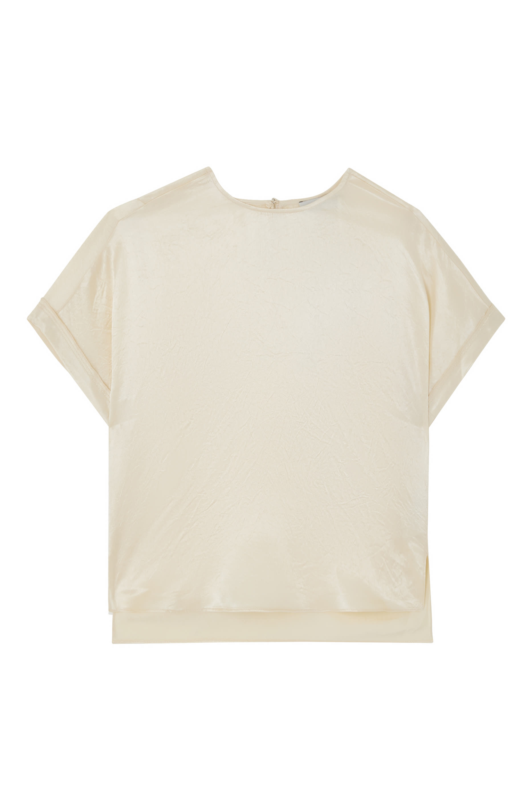 قميص أديسون بأكمام قصيرة خامة مجعدة