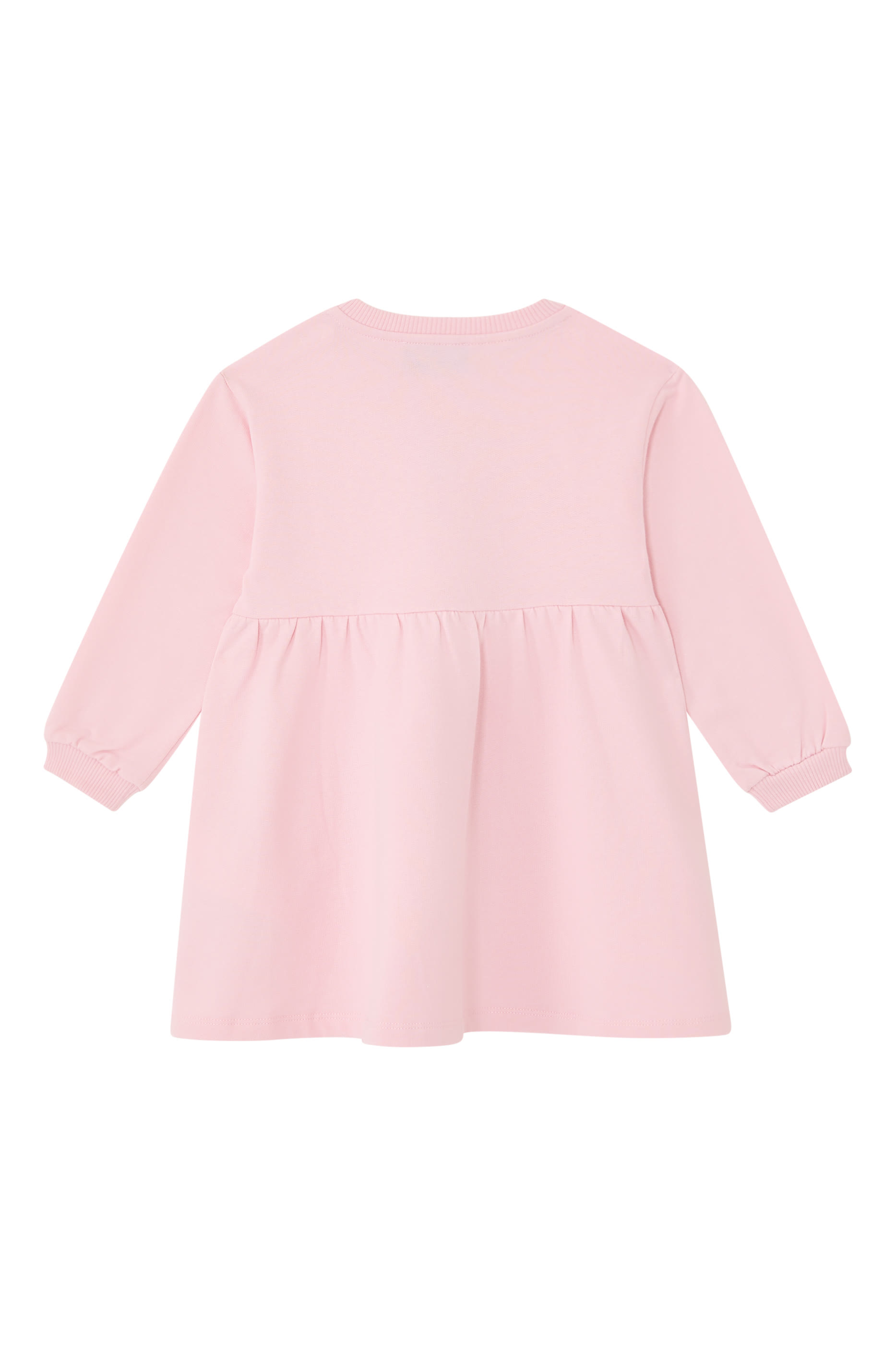 فستان مزين بالدب تيدي قطن صوف للأطفال