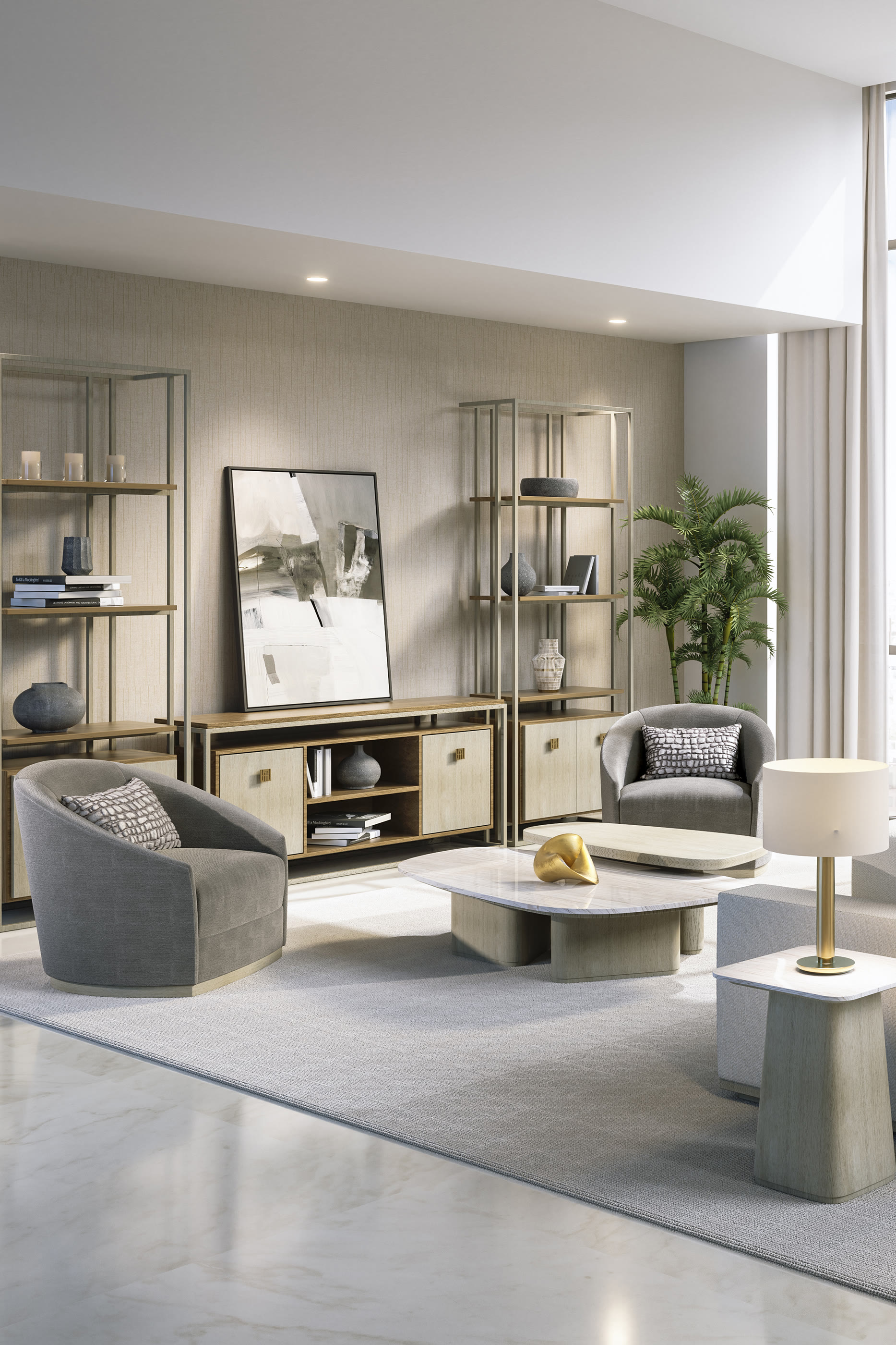 كرسي رومبا بمسند ذراعين 