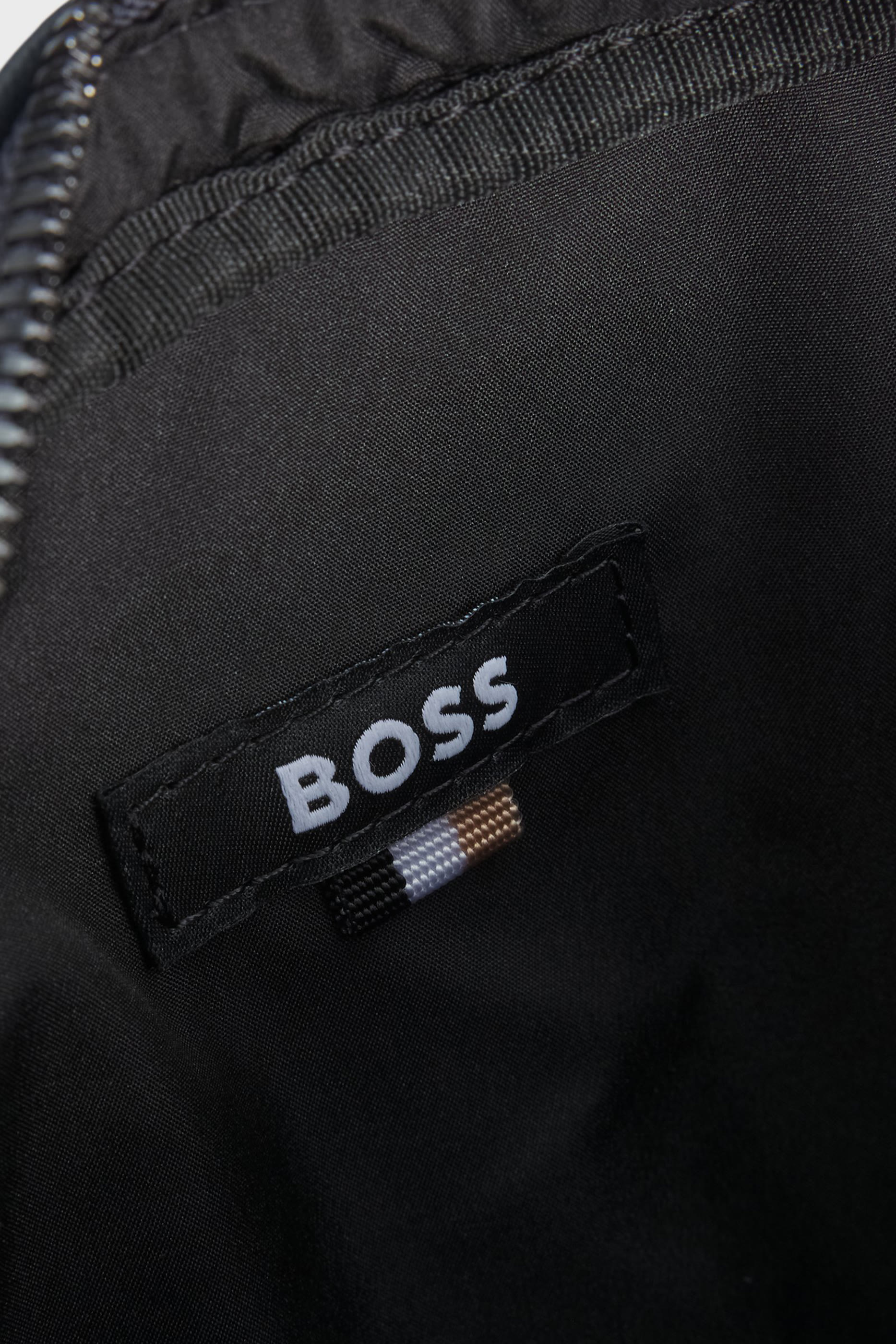 حقيبة ريبورتر تويل بحلية مزدوجة بحرف شعار الماركة