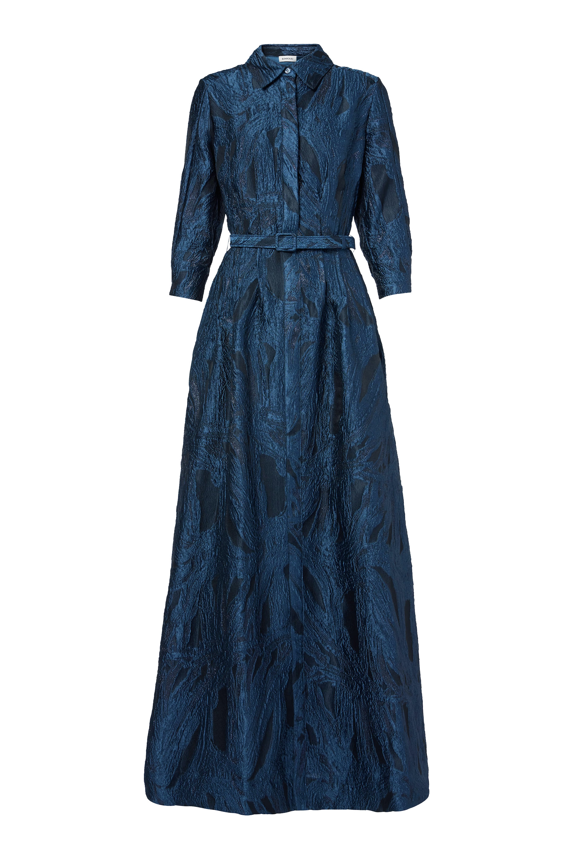 فستان طويل كورتني كلوك بحزام