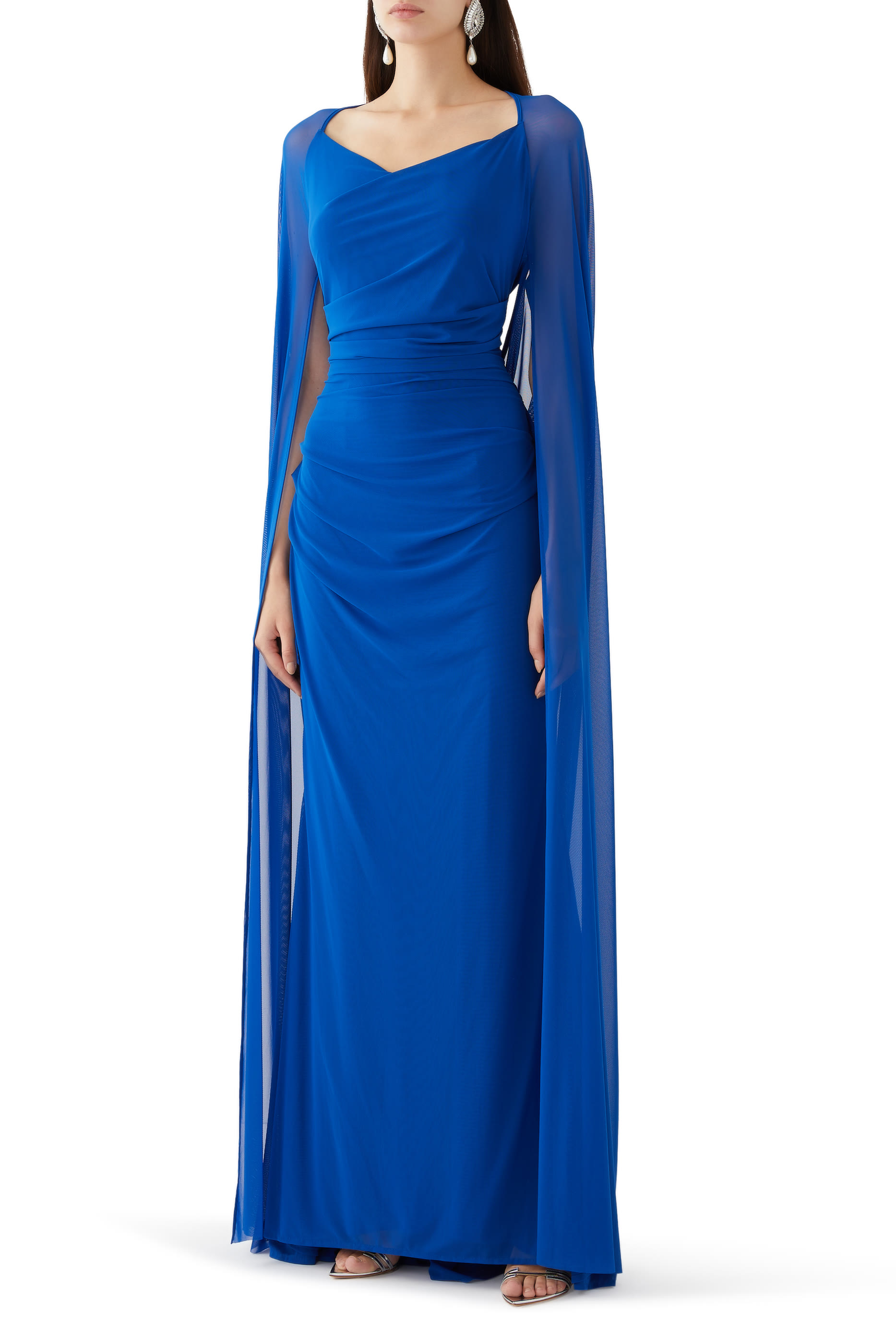 فستان مسائي بكاب