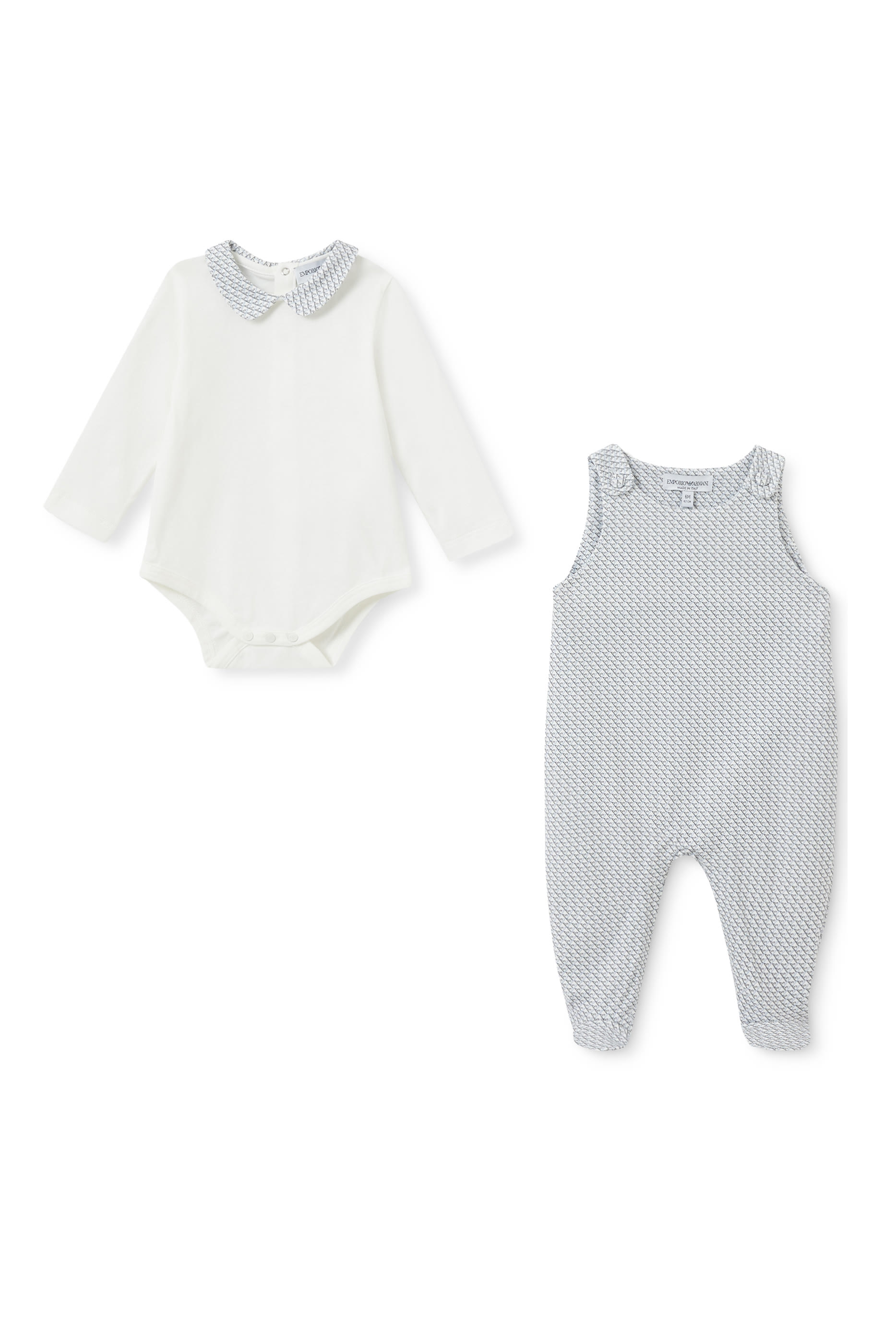 طقم جمبسوت ودنغري بشعار النسر بحجم صغير كحلي