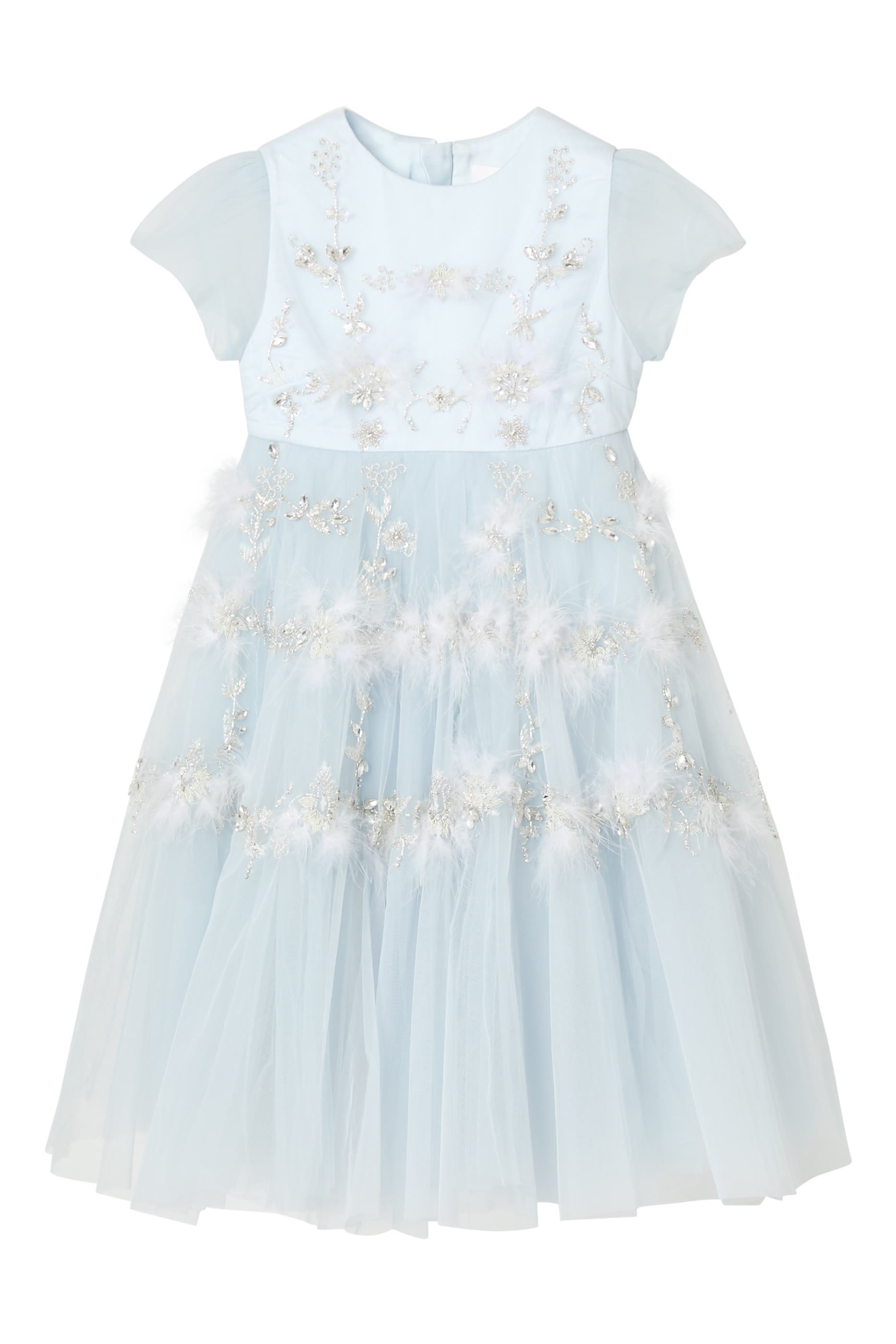 فستان سهرة تول للأطفال