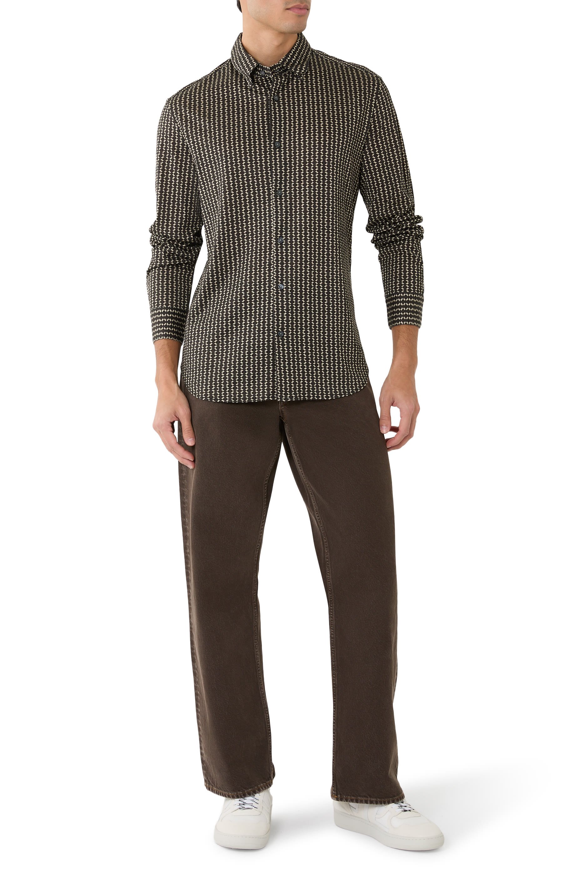 قميص مزيج لايوسيل وجيرسيه