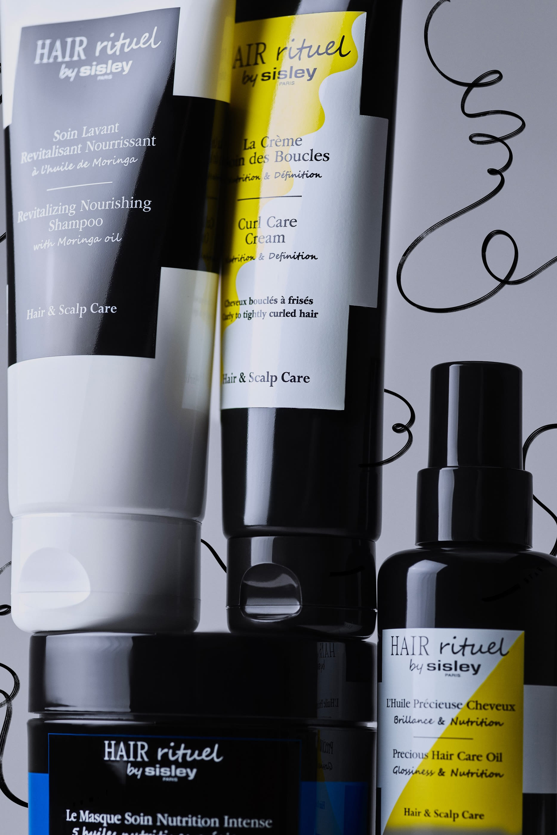 كريم لتصفيف الشعر المجعد