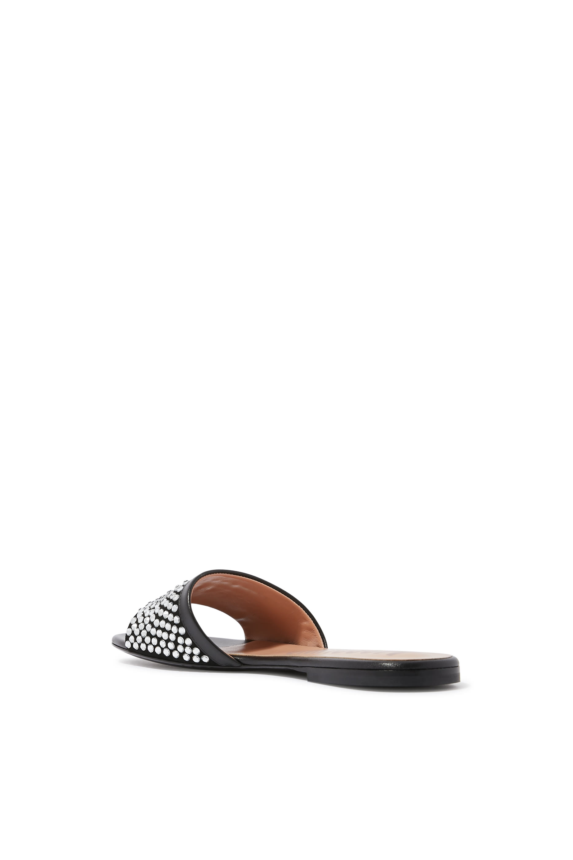 حذاء مفتوح مرصع بالكريستال بإصدار محدود