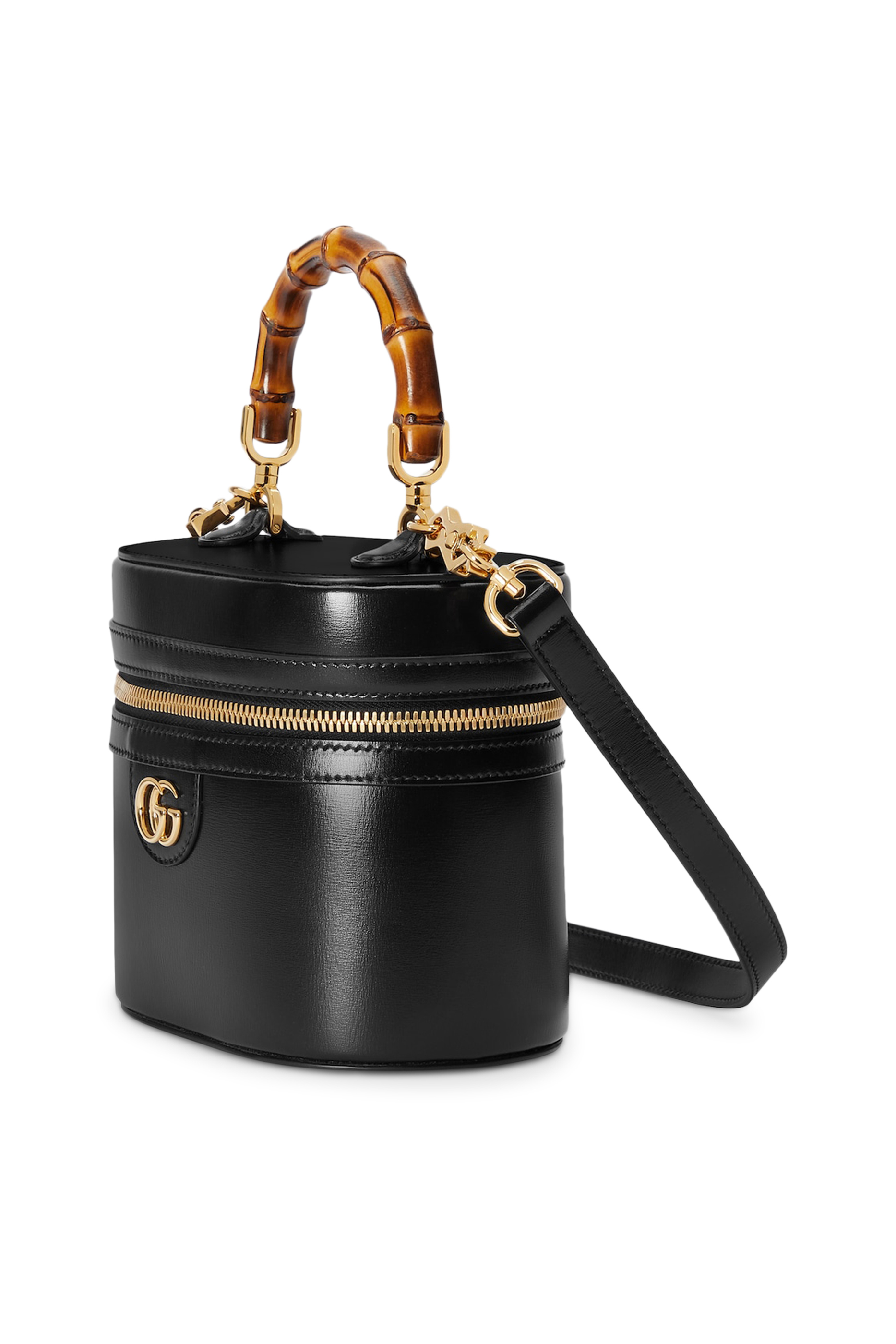 حقيبة كتف بامبو صغيرة