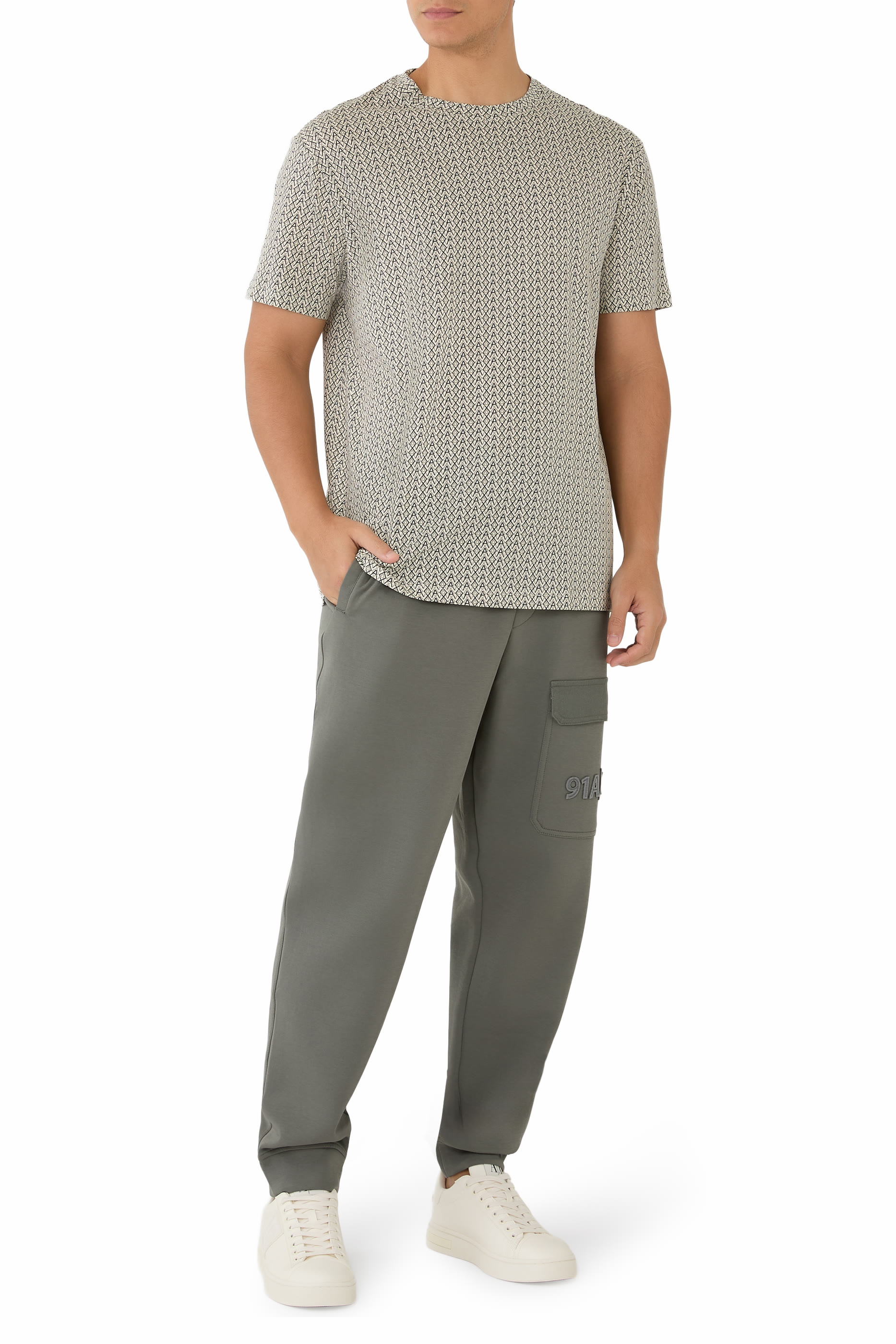 تيشيرت بقصة عادية قطن