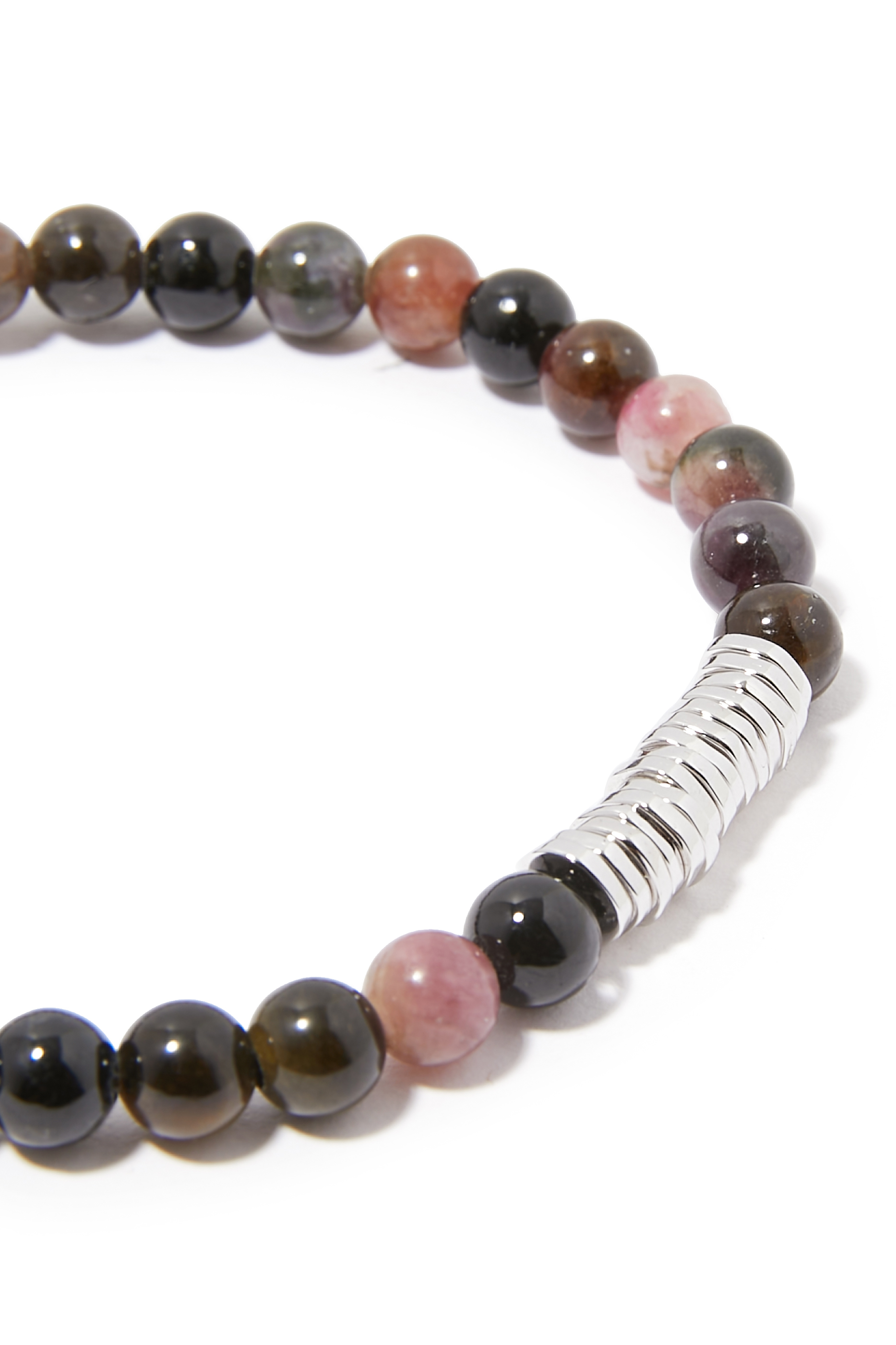 سوار فضة بخرز