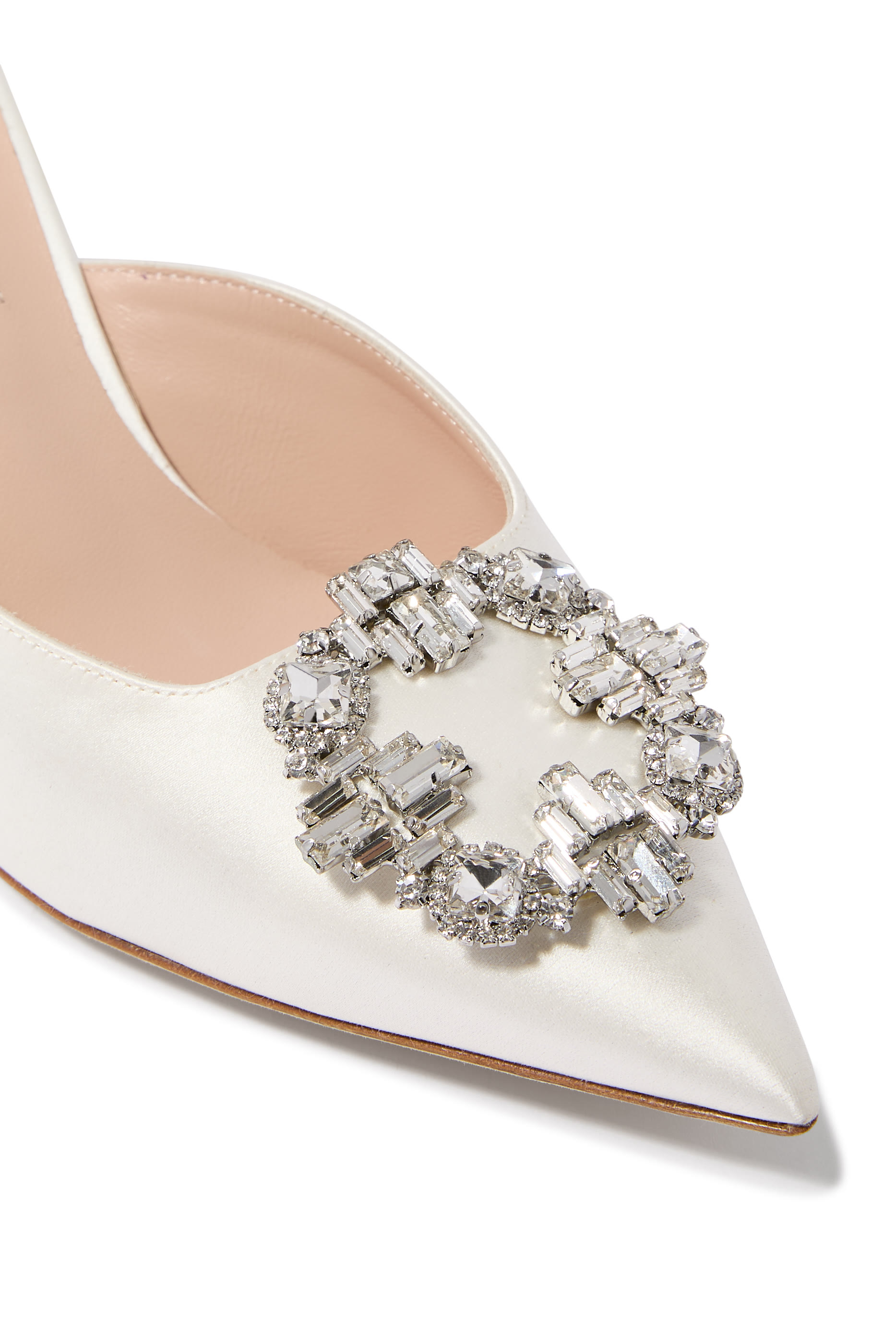 Laila 70 Crystal-Embellished Mules