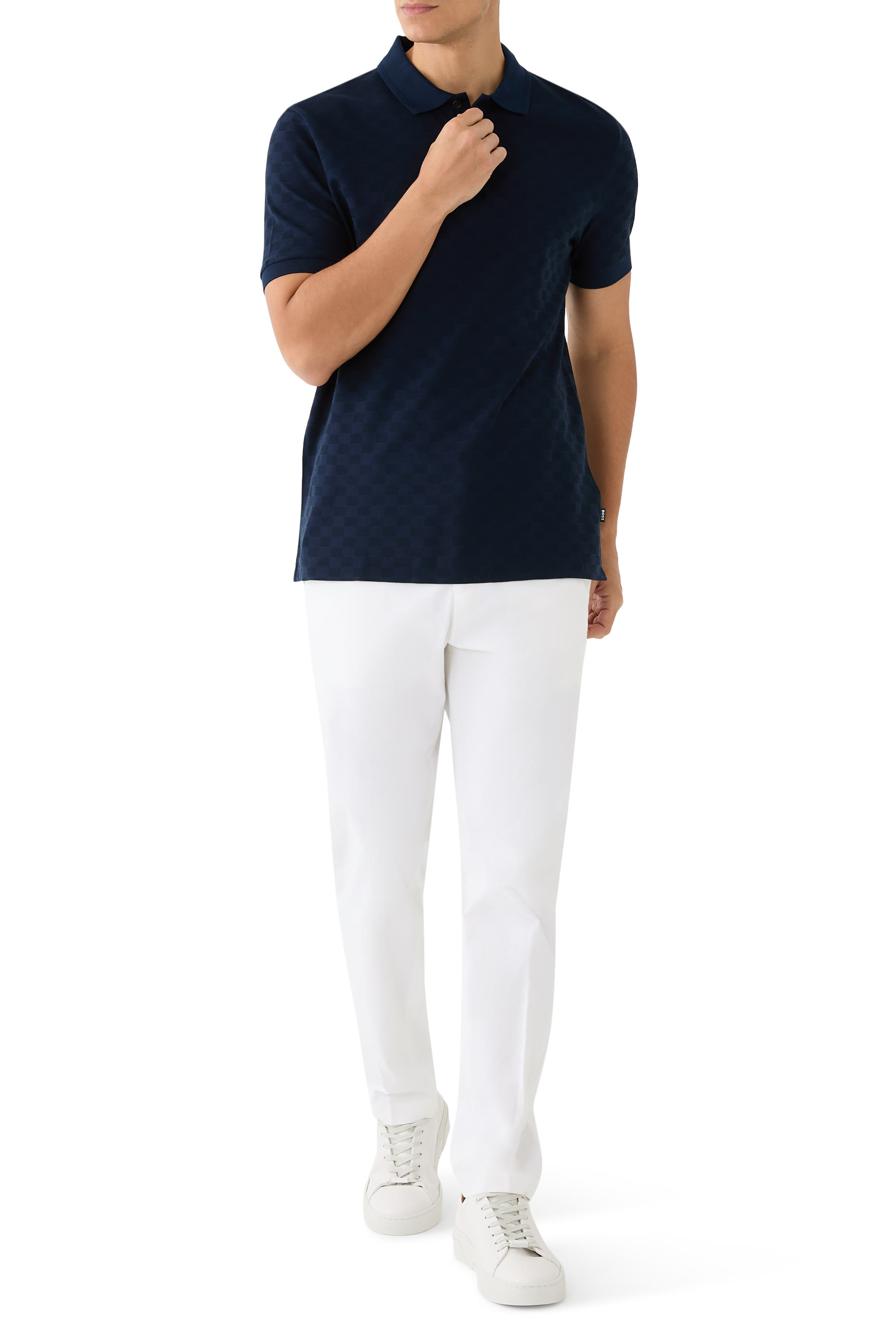 قميص بولو بأكمام قصيرة