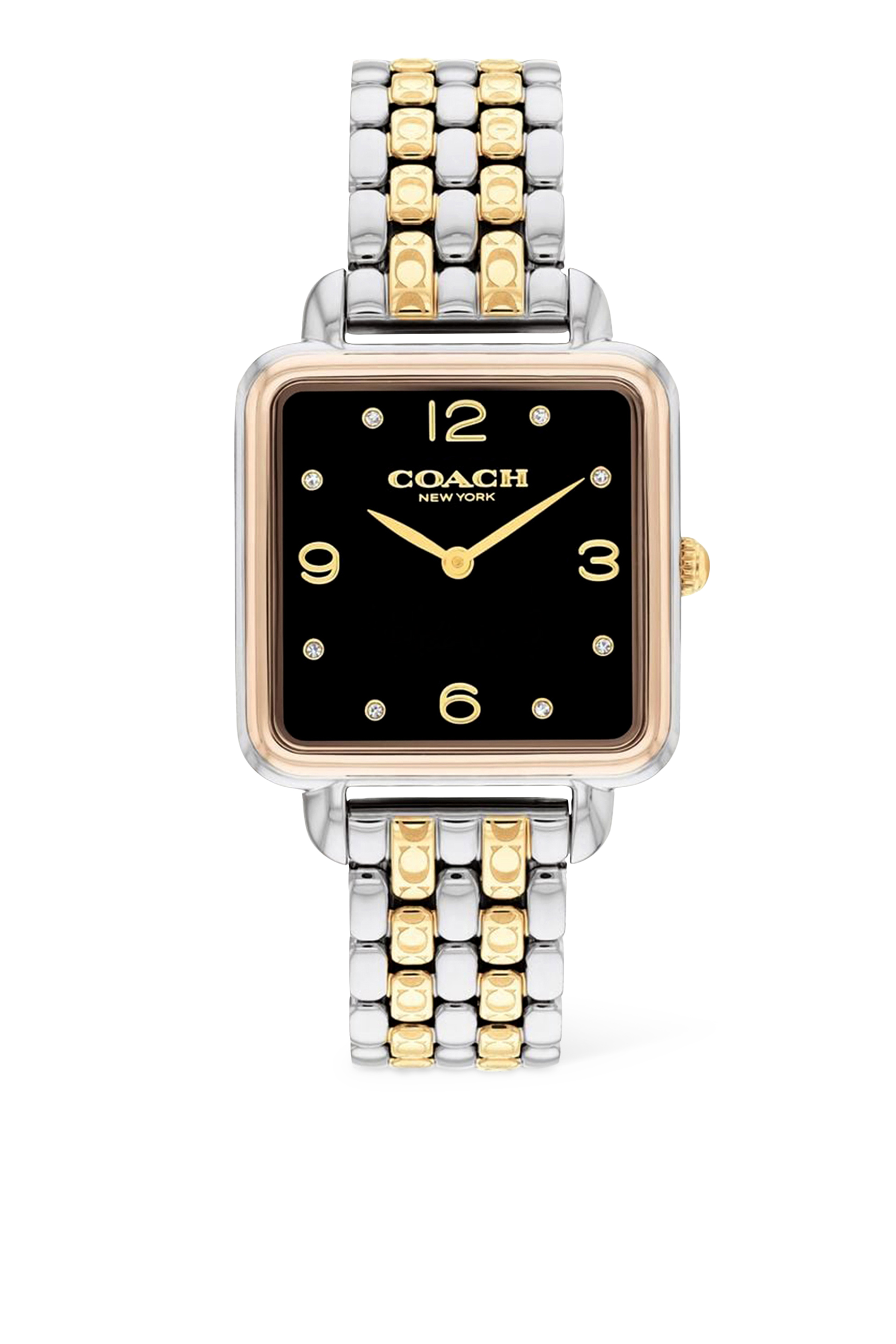 ساعة بلونين ستانلس ستيل