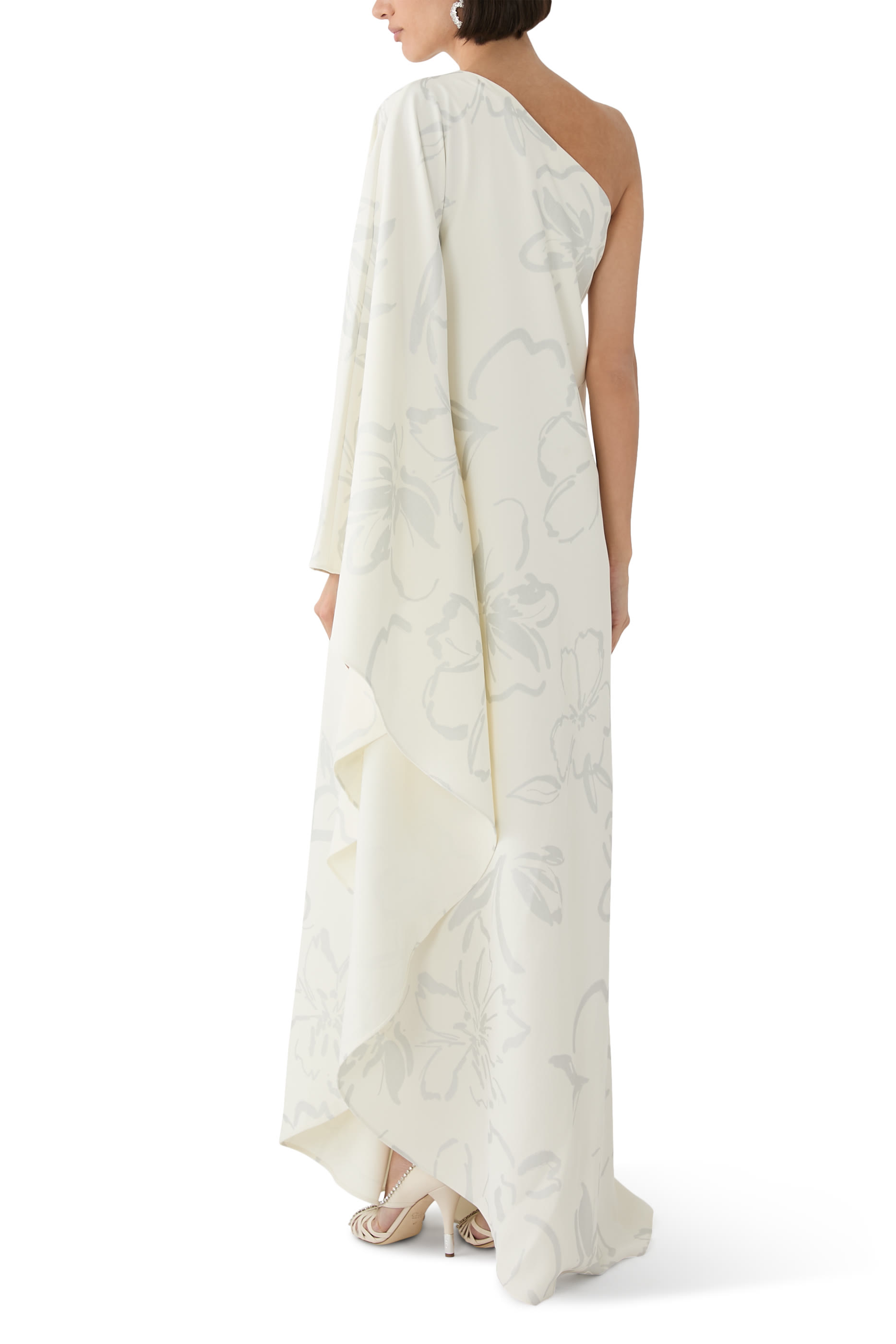 قفطان نيفين بنقشة زهور كريب 