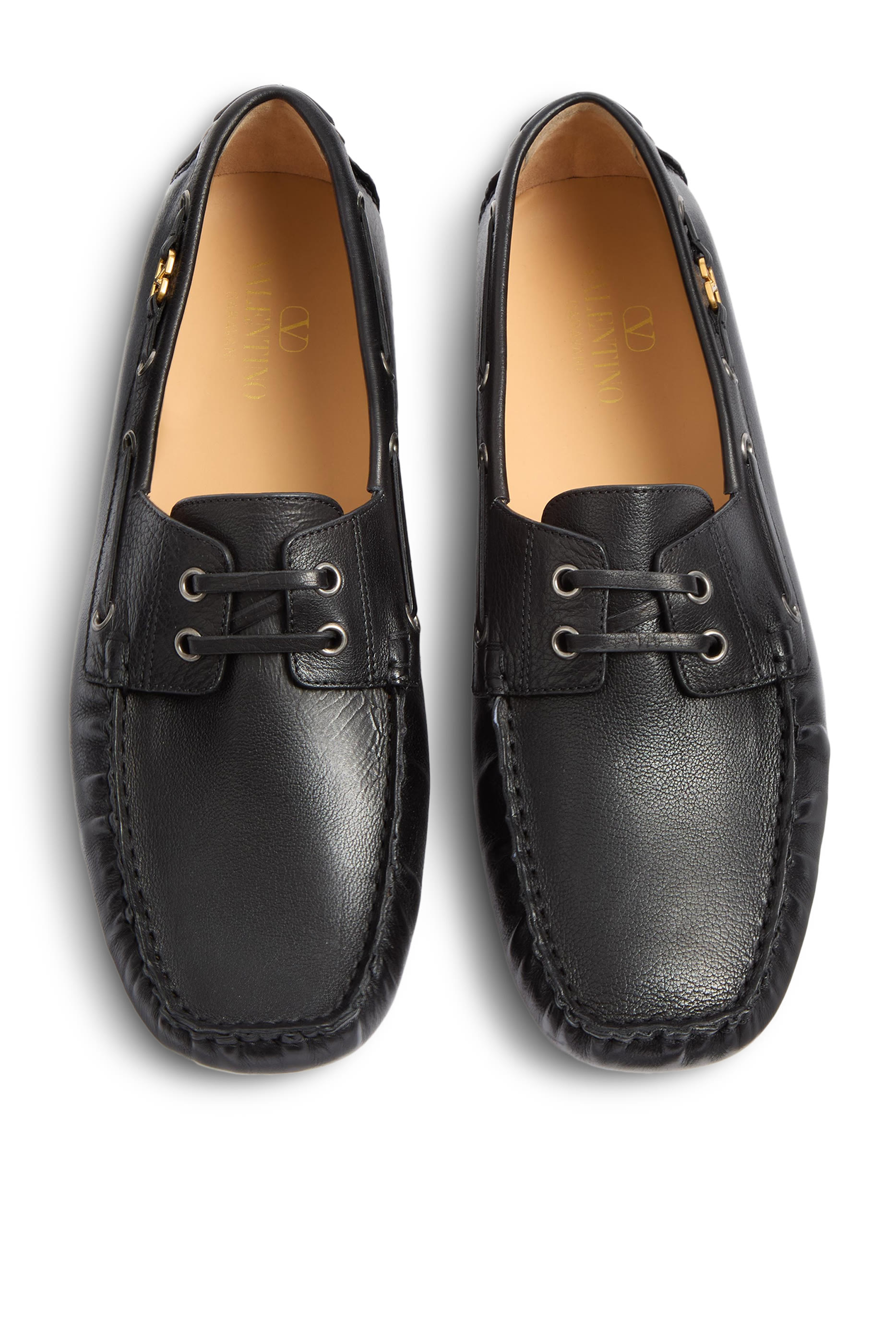 حذاء درايفنج بشعار الماركة جلد عجل