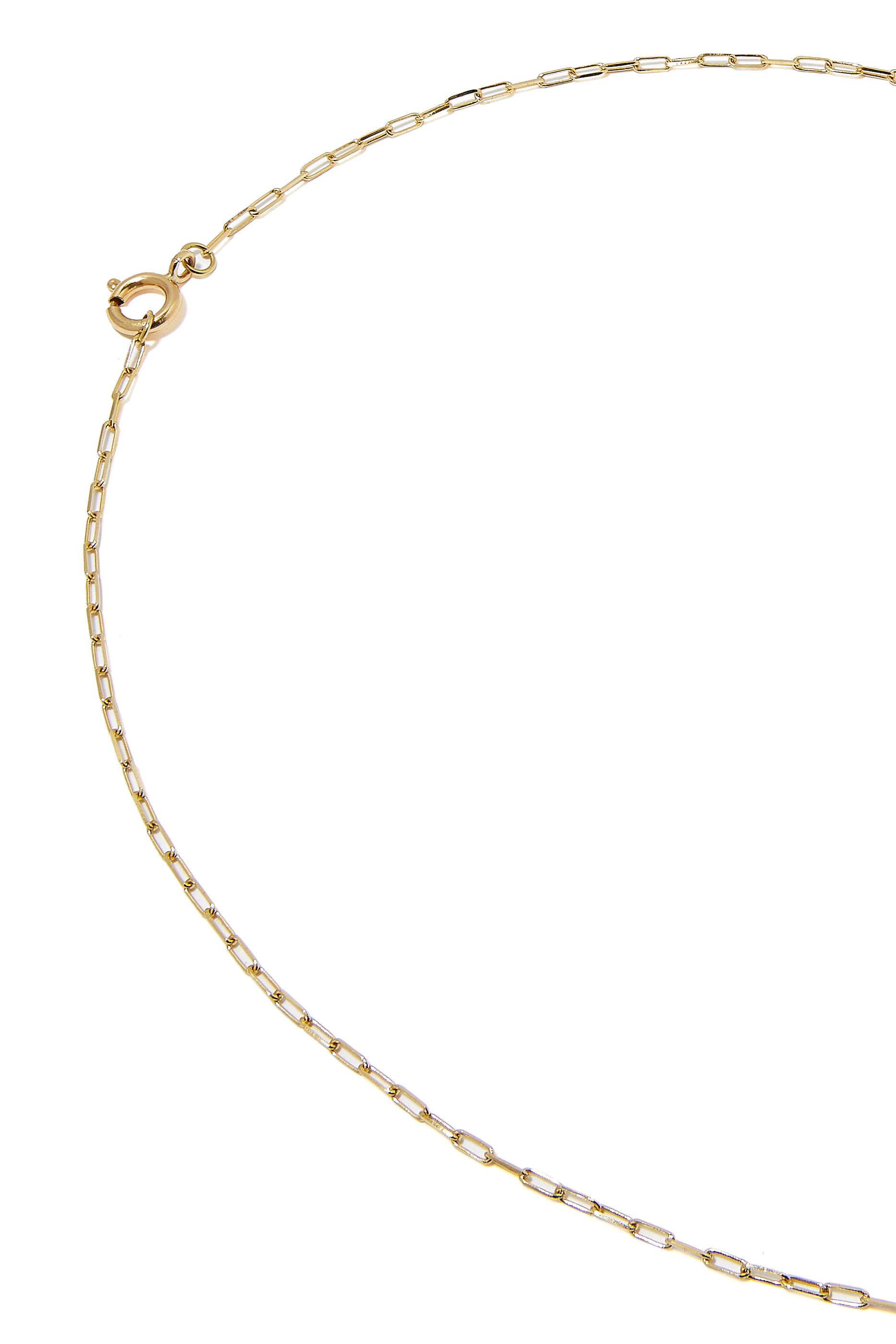 قلادة رفيعة ذهب أصفر عيار 18