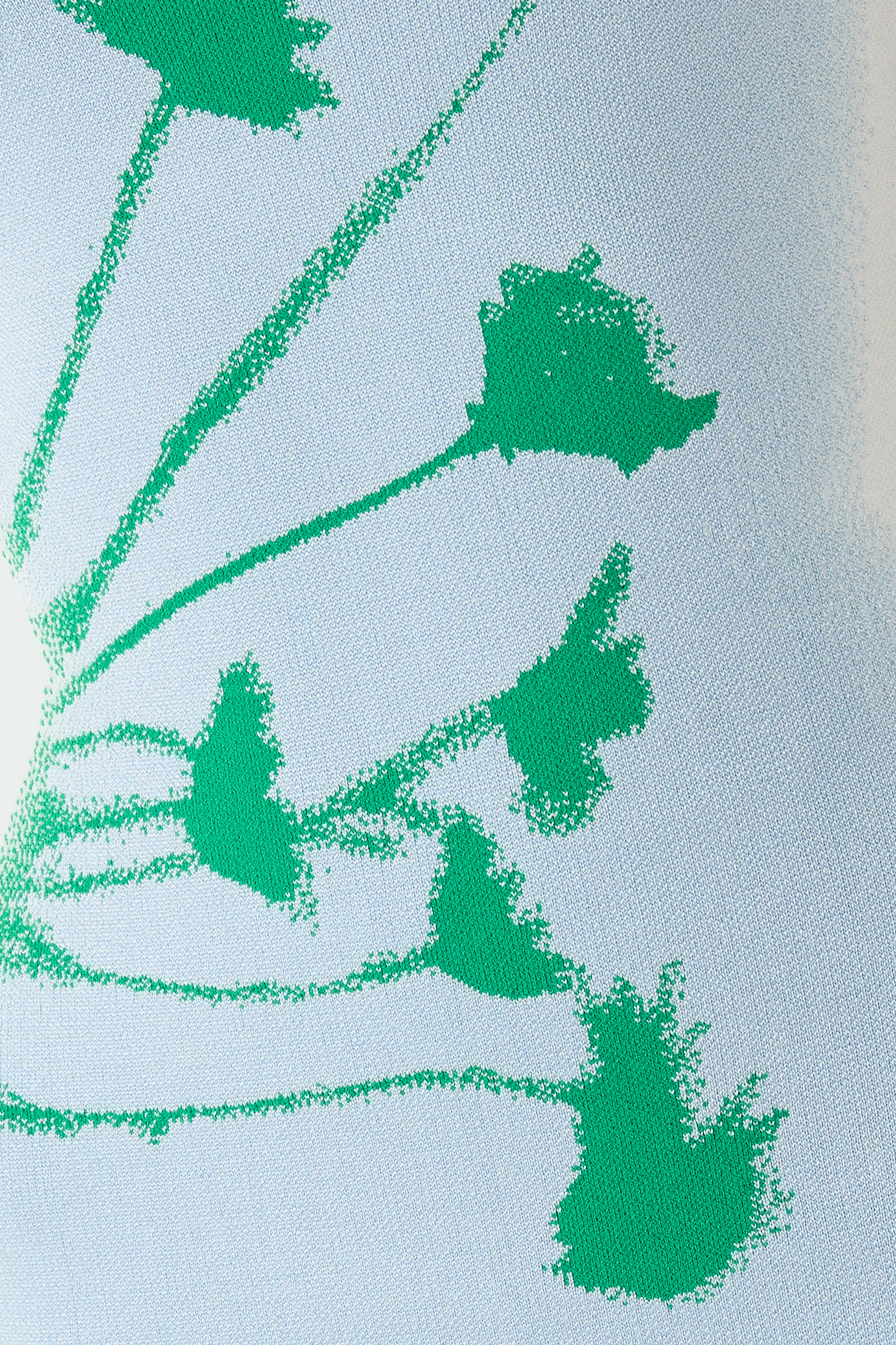 فستان إيريس طويل بلا أكمام بطبعة أزهار 