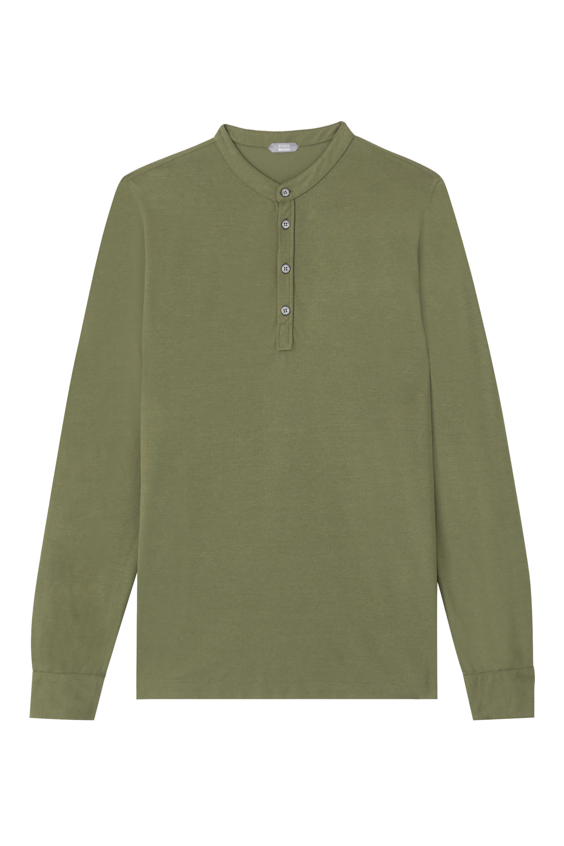 قميص سيراف زانون بأكمام طويلة وقصة ضيقة