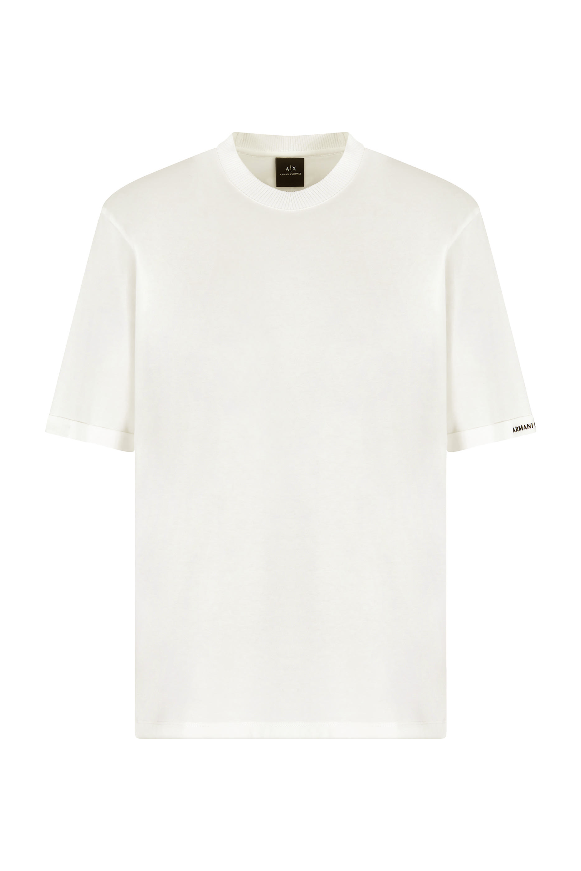 تيشيرت بنقشة حرفي شعار الماركة